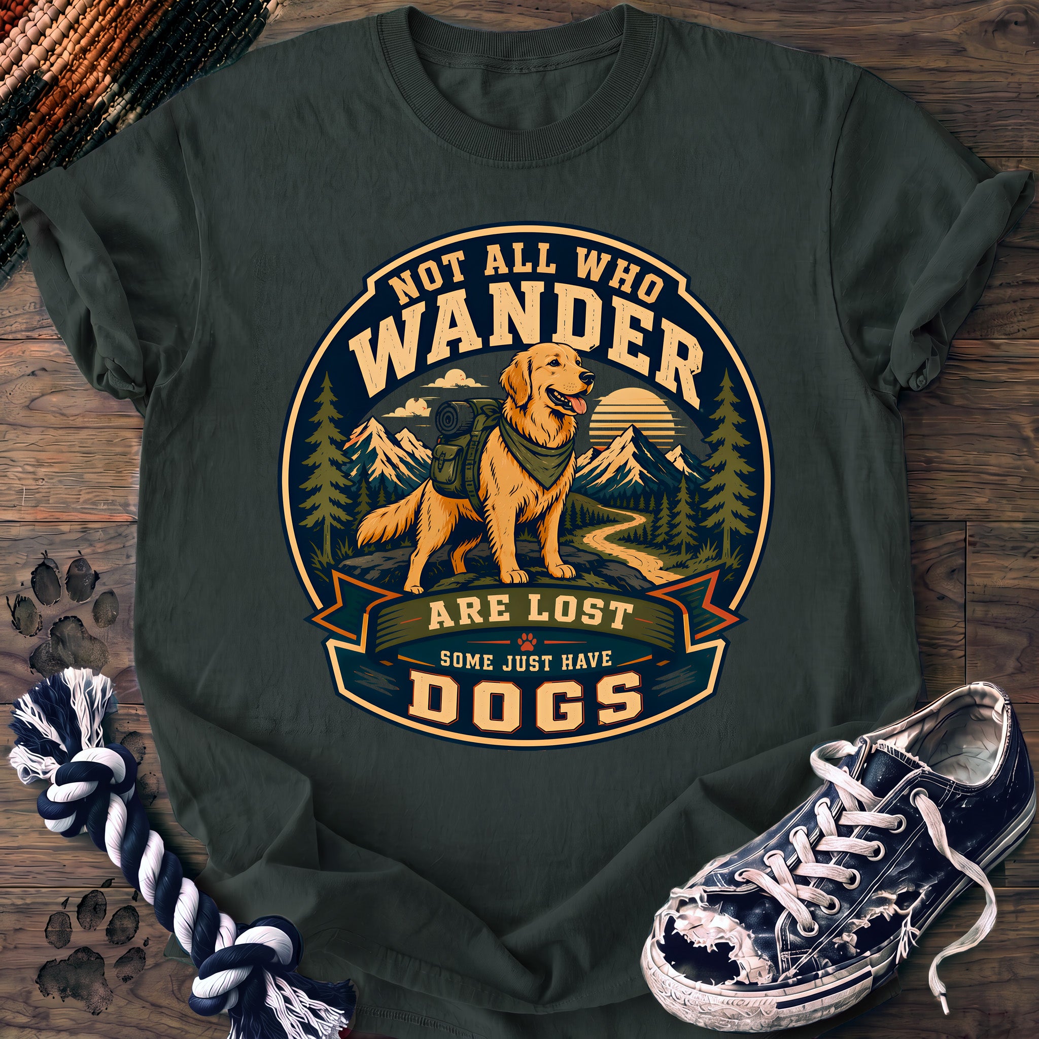 PAWSSION CLUB t-shirt in BlueSpruce color - SKU PC-0113