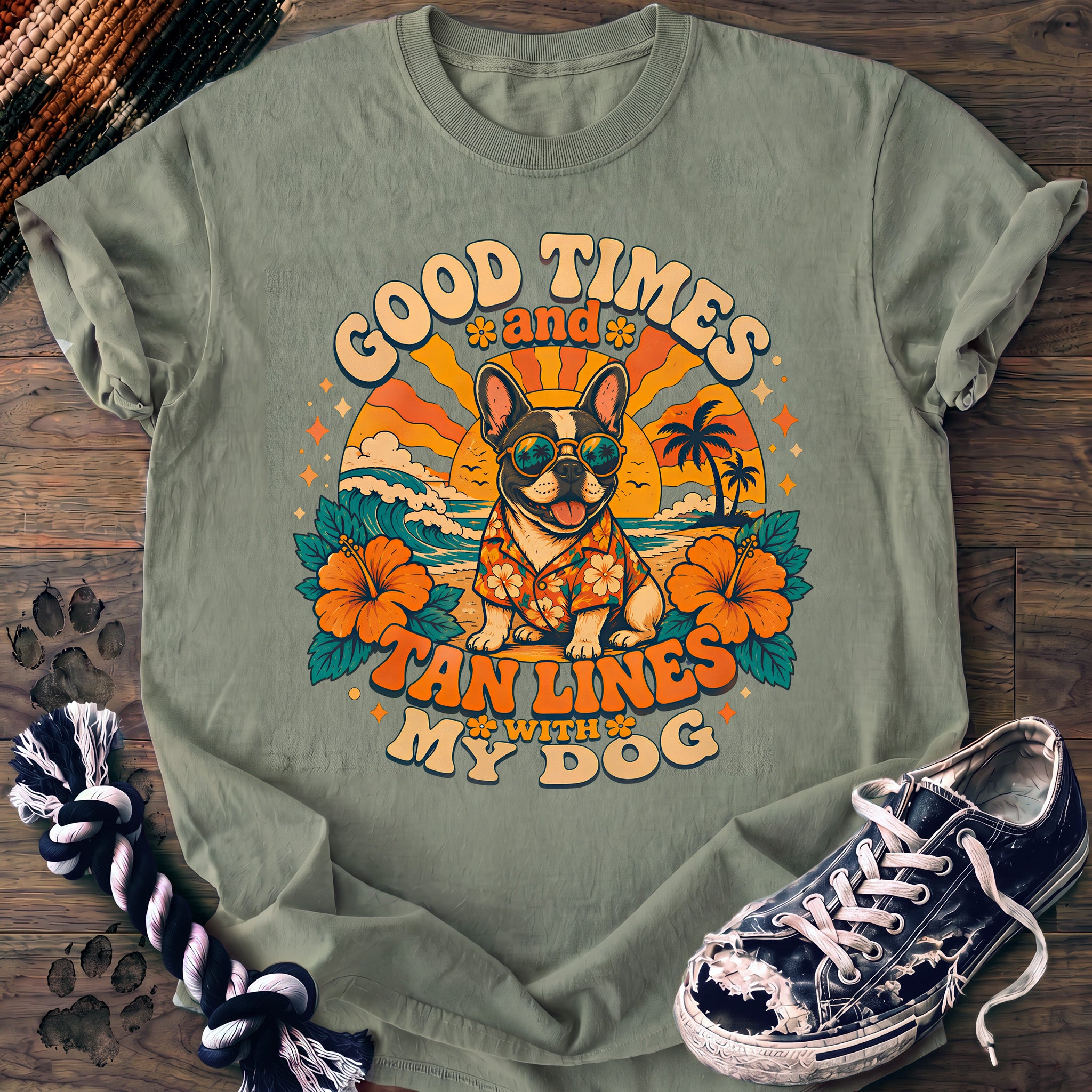 PAWSSION CLUB t-shirt in Bay color - SKU PC-0114