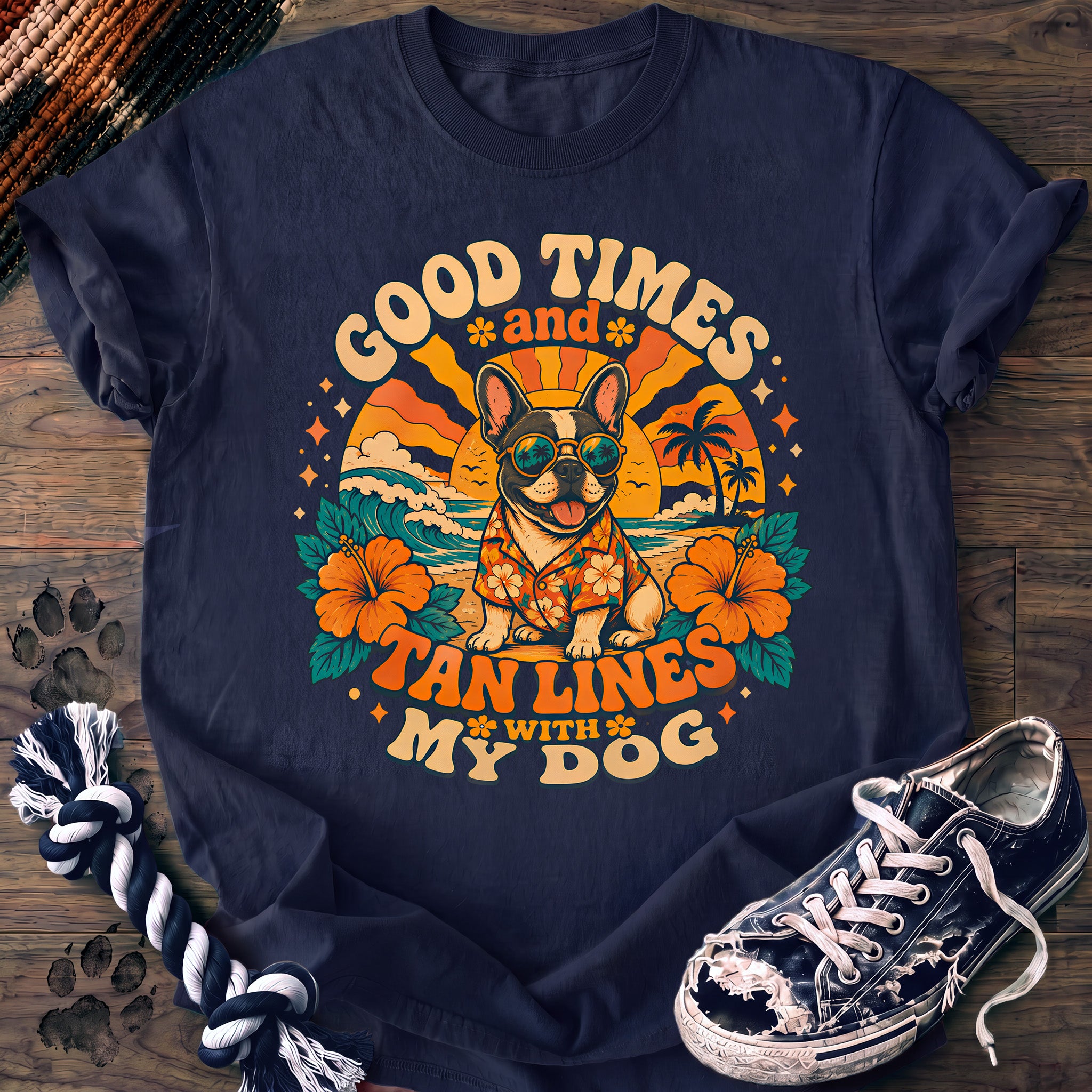 PAWSSION CLUB t-shirt in Navy color - SKU PC-0114
