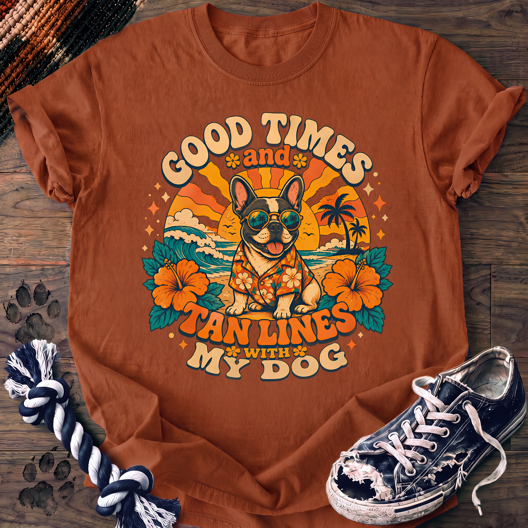 PAWSSION CLUB t-shirt in Yam color - SKU PC-0114