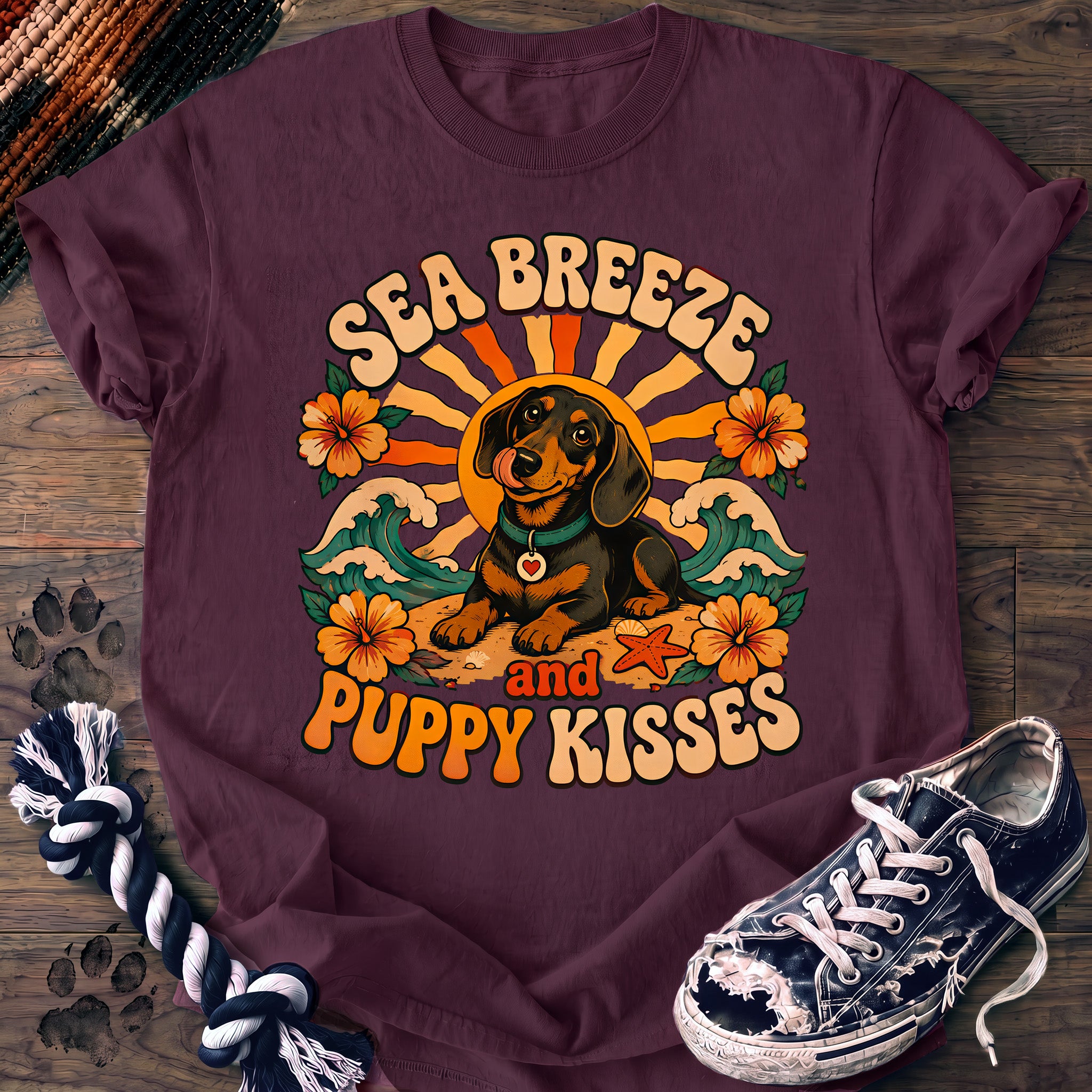 PAWSSION CLUB t-shirt in Berry color - SKU PC-0115