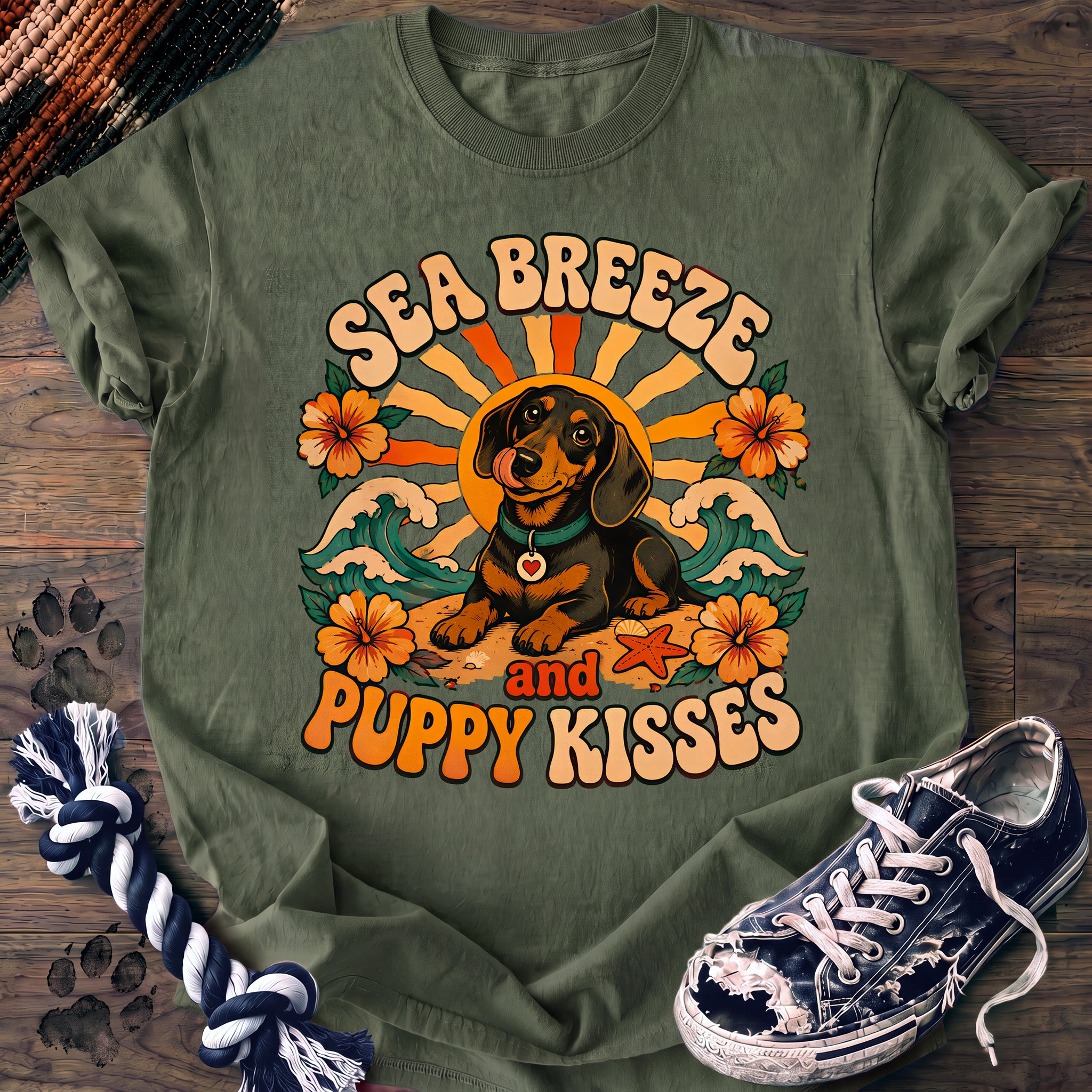 PAWSSION CLUB t-shirt in LightGreen color - SKU PC-0115