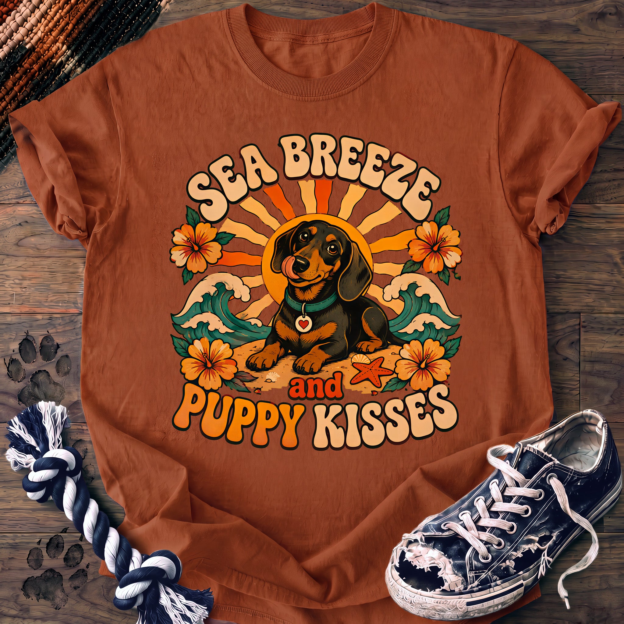 PAWSSION CLUB t-shirt in Yam color - SKU PC-0115