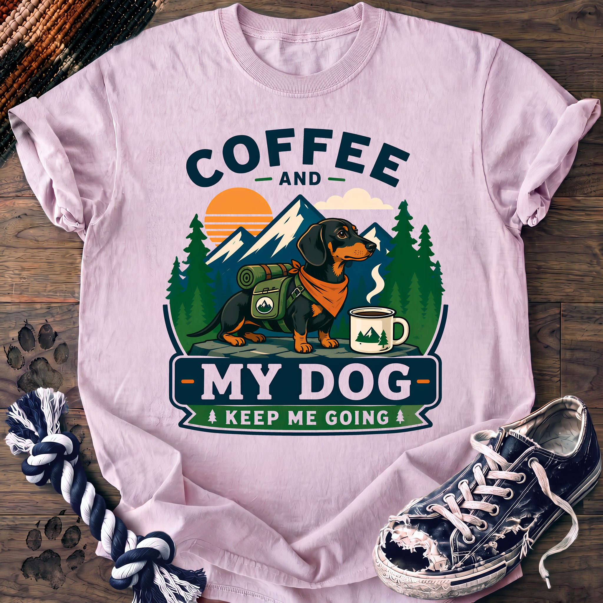 PAWSSION CLUB t-shirt in Blossom color - SKU PC-0116