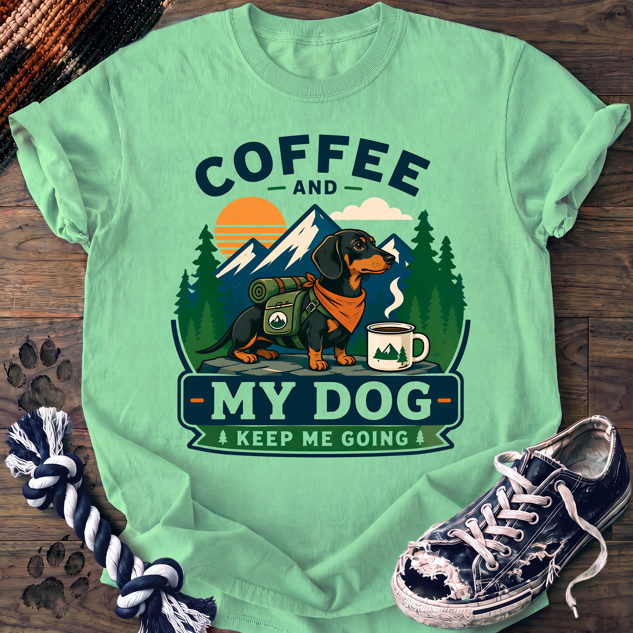 PAWSSION CLUB t-shirt in IslandReef color - SKU PC-0116