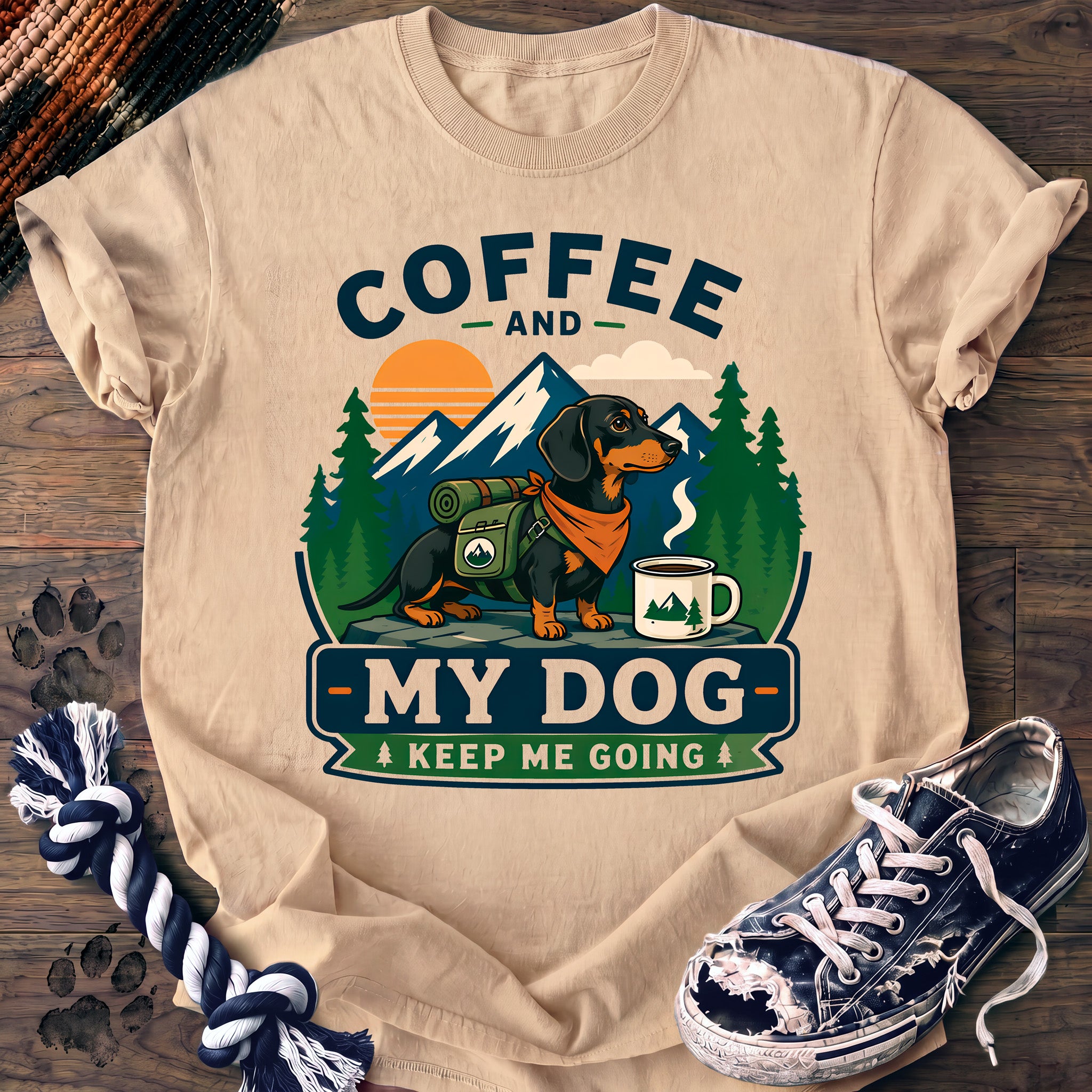 PAWSSION CLUB t-shirt in Ivory color - SKU PC-0116