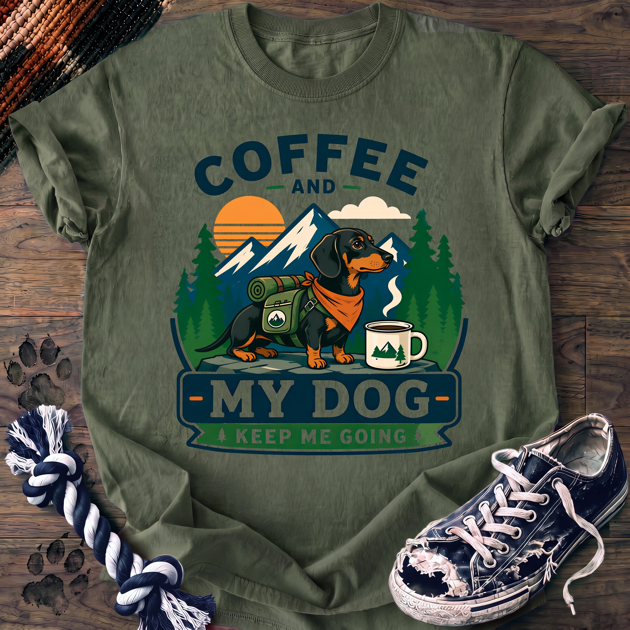 PAWSSION CLUB t-shirt in LightGreen color - SKU PC-0116