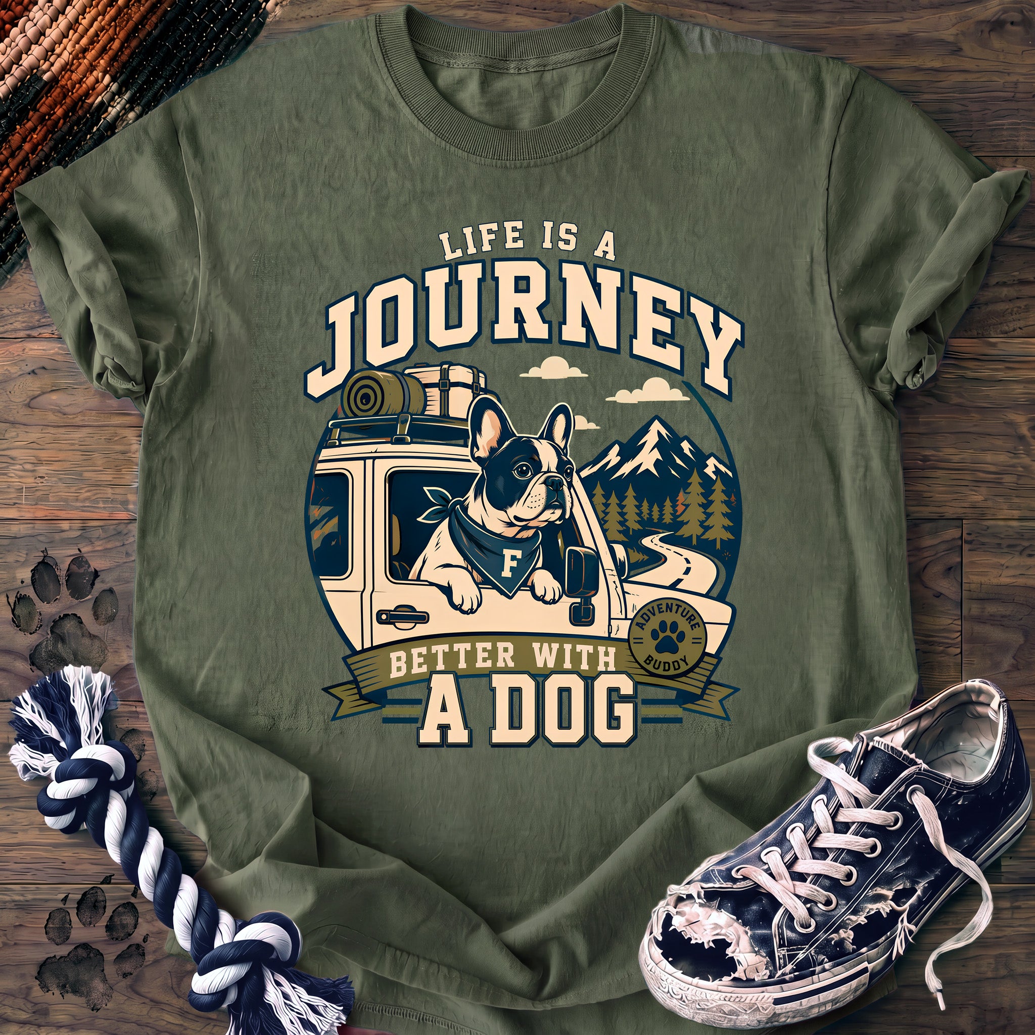 PAWSSION CLUB t-shirt in LightGreen color - SKU PC-0117