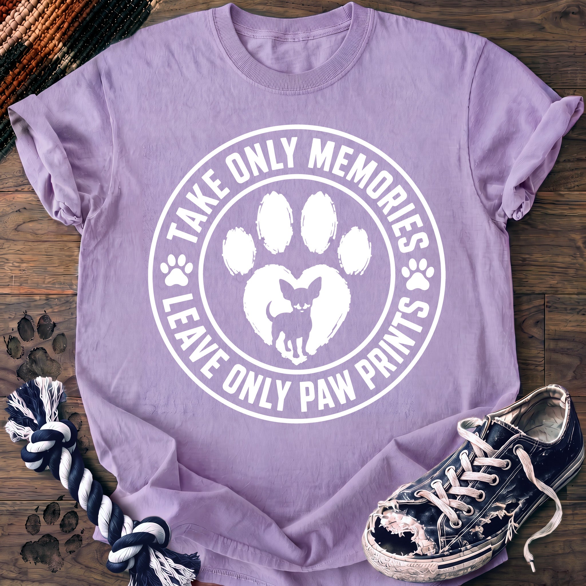 PAWSSION CLUB t-shirt in Orchid color - SKU PC-0118