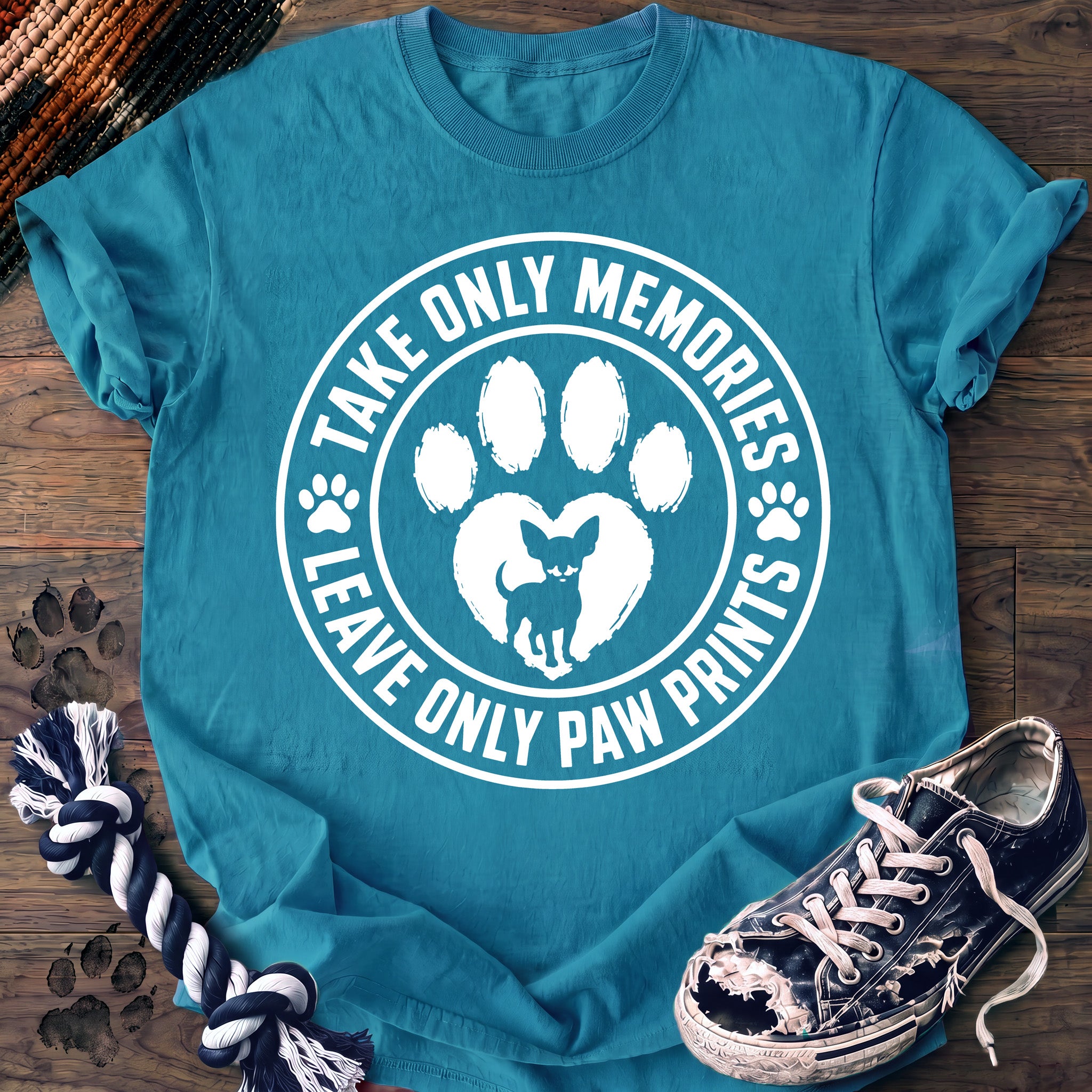 PAWSSION CLUB t-shirt in Sapphire color - SKU PC-0118