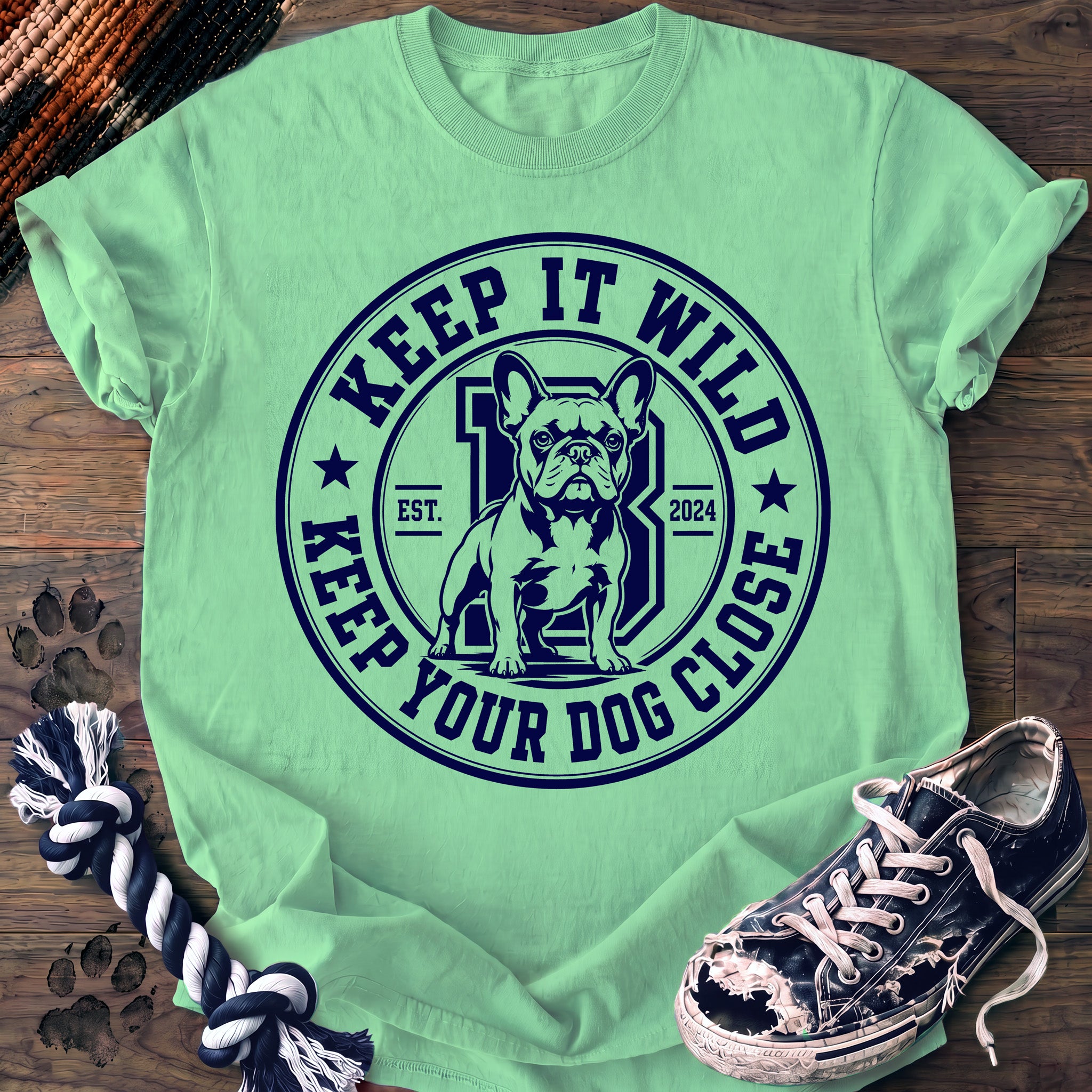 PAWSSION CLUB t-shirt in IslandReef color - SKU PC-0119