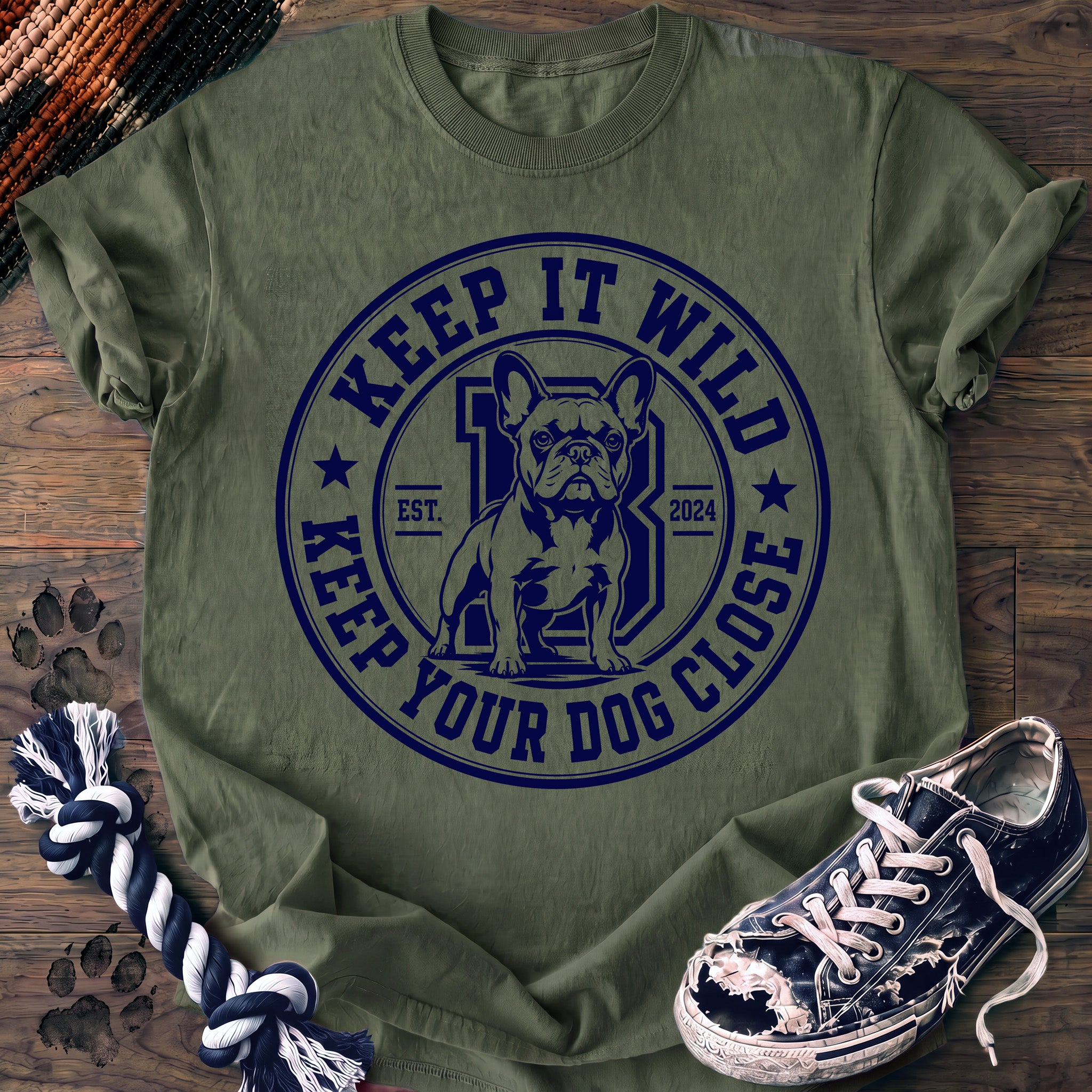 PAWSSION CLUB t-shirt in LightGreen color - SKU PC-0119