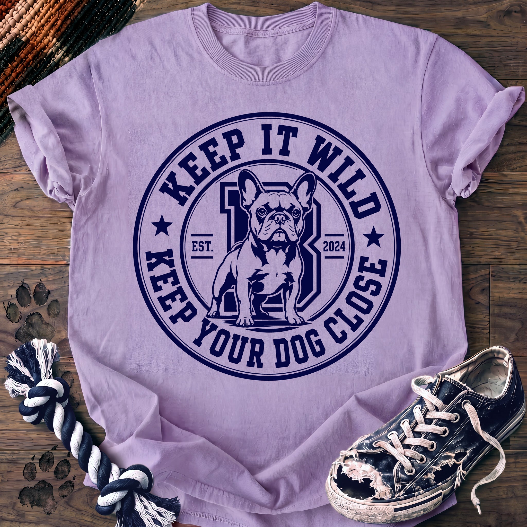 PAWSSION CLUB t-shirt in Orchid color - SKU PC-0119