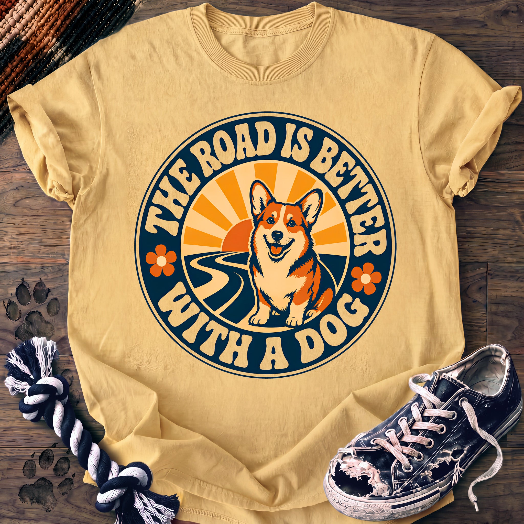 PAWSSION CLUB t-shirt in Butter color - SKU PC-0120