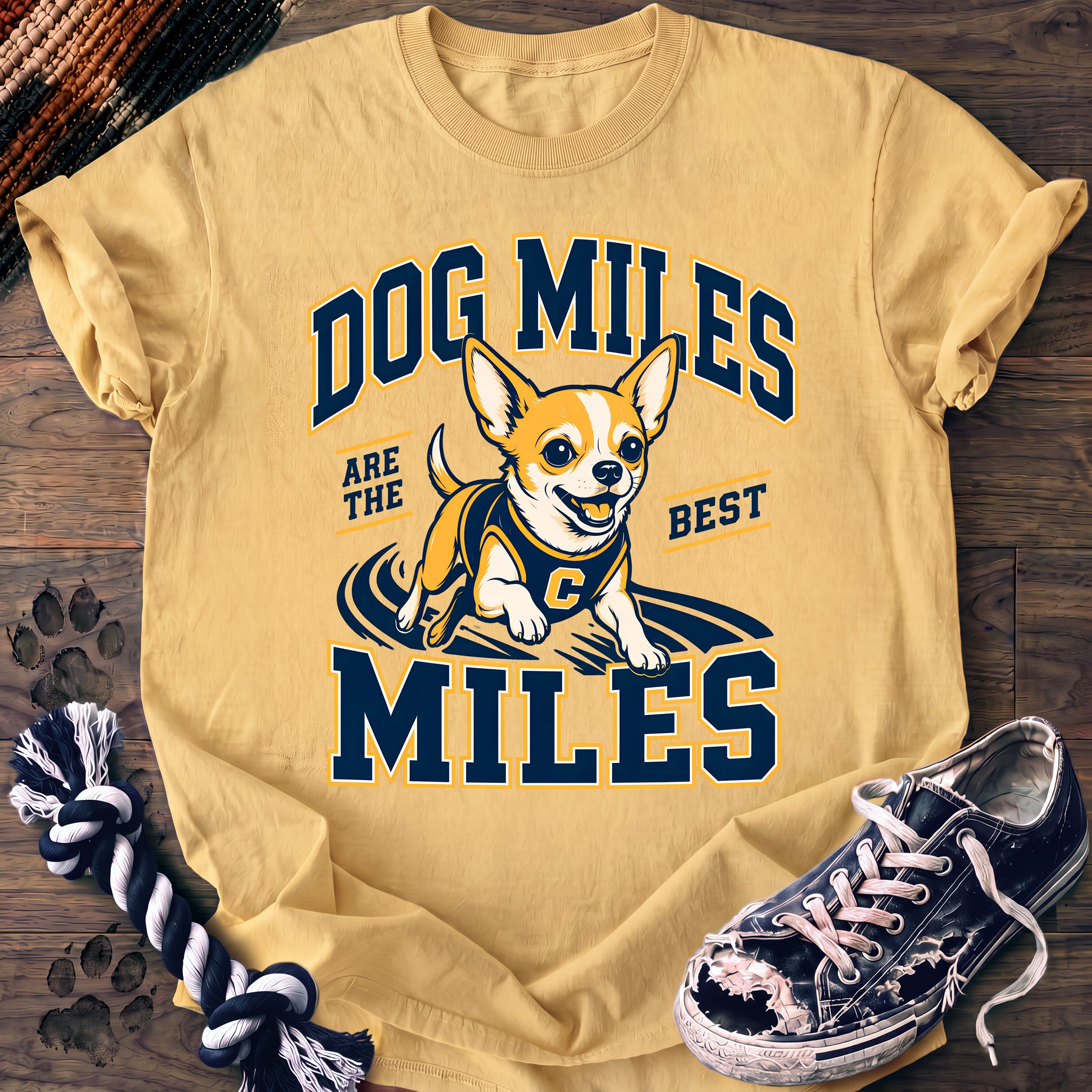 PAWSSION CLUB t-shirt in Butter color - SKU PC-0121