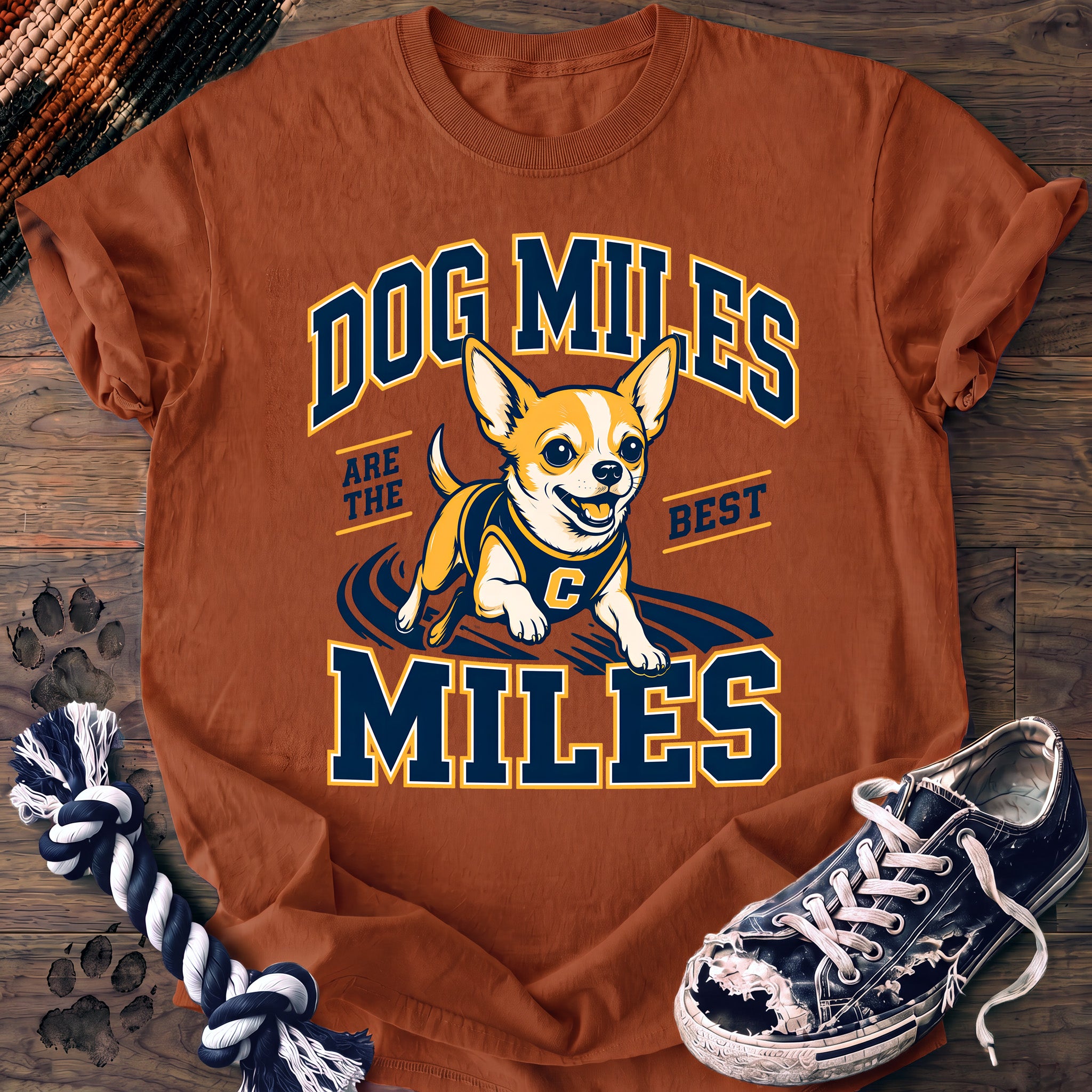 PAWSSION CLUB t-shirt in Yam color - SKU PC-0121