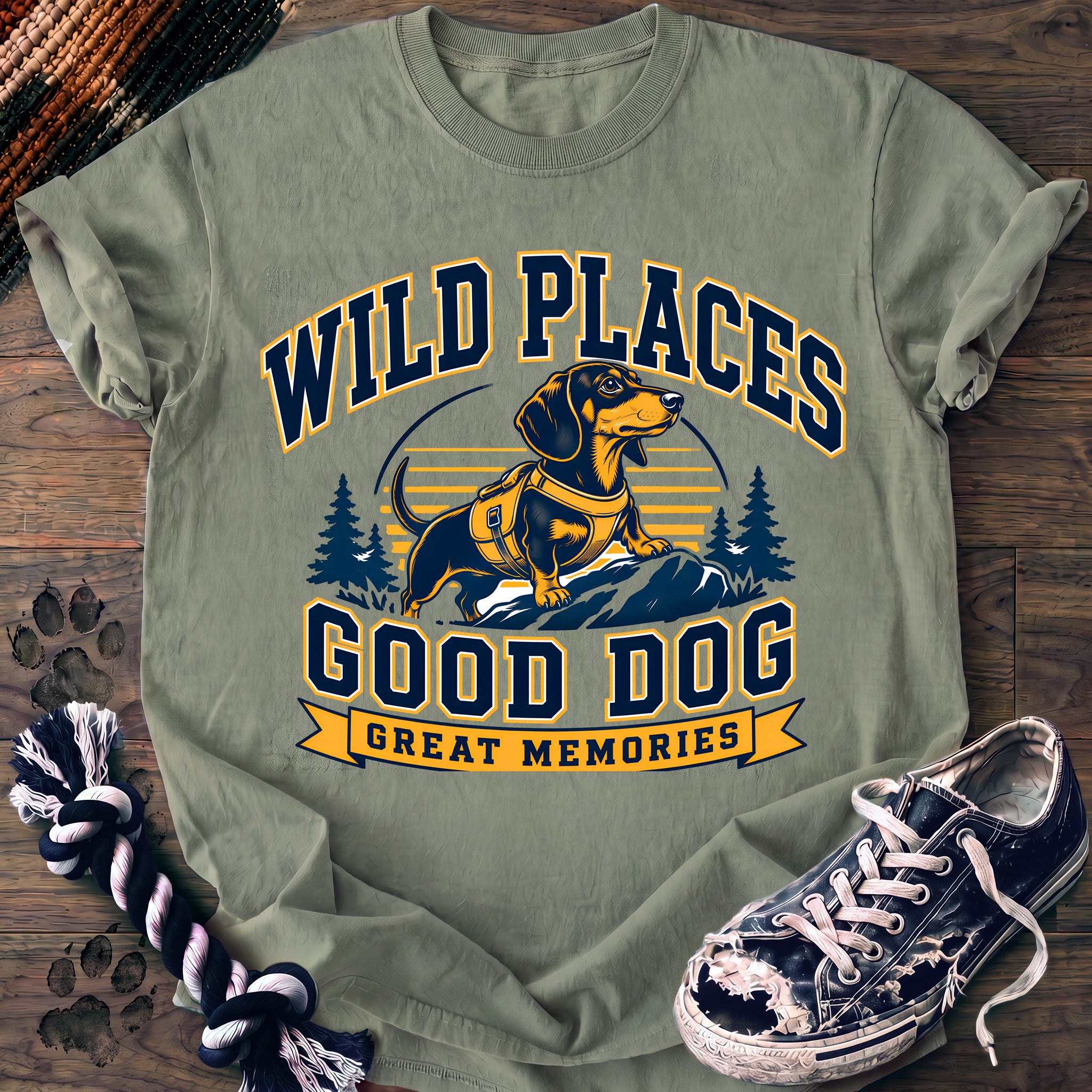 PAWSSION CLUB t-shirt in Bay color - SKU PC-0122