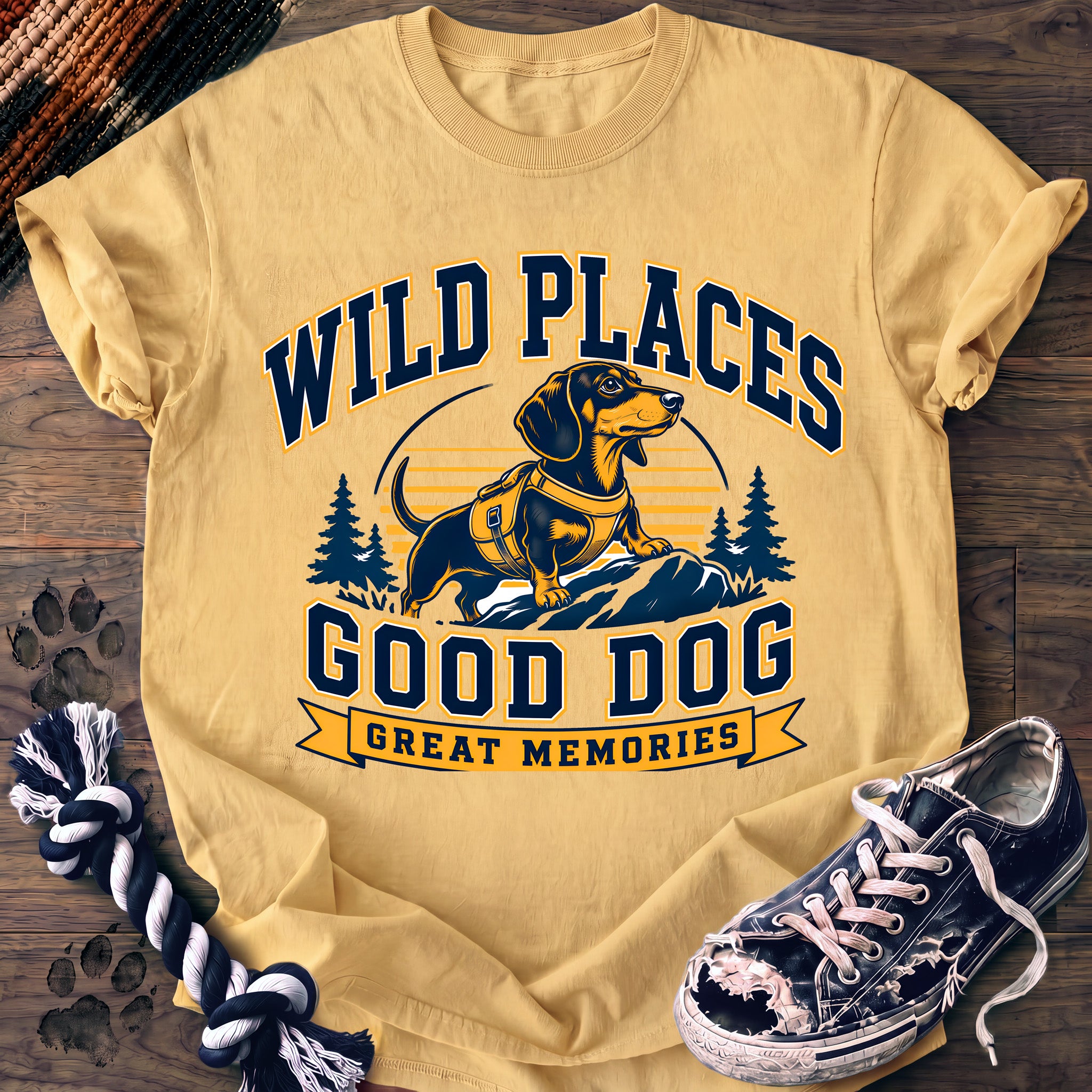 PAWSSION CLUB t-shirt in Butter color - SKU PC-0122