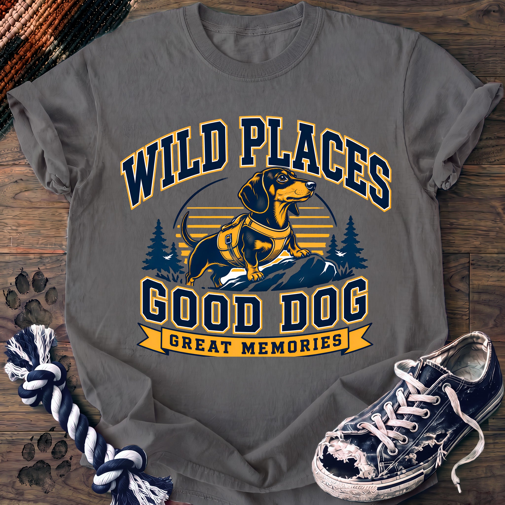 PAWSSION CLUB t-shirt in Grey color - SKU PC-0122