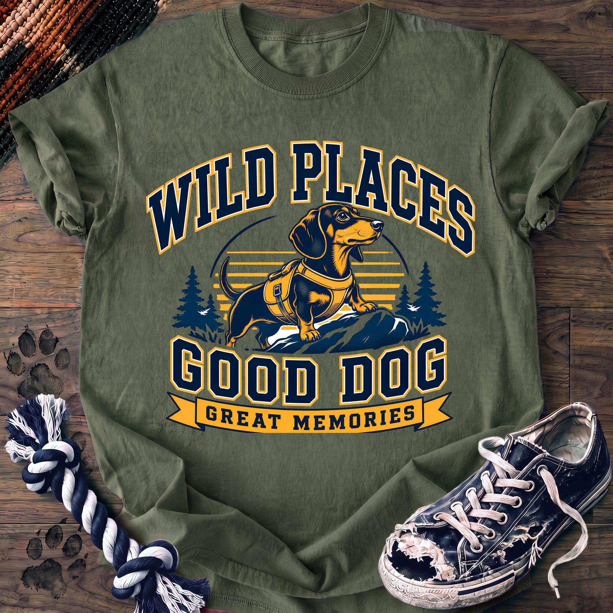 PAWSSION CLUB t-shirt in LightGreen color - SKU PC-0122