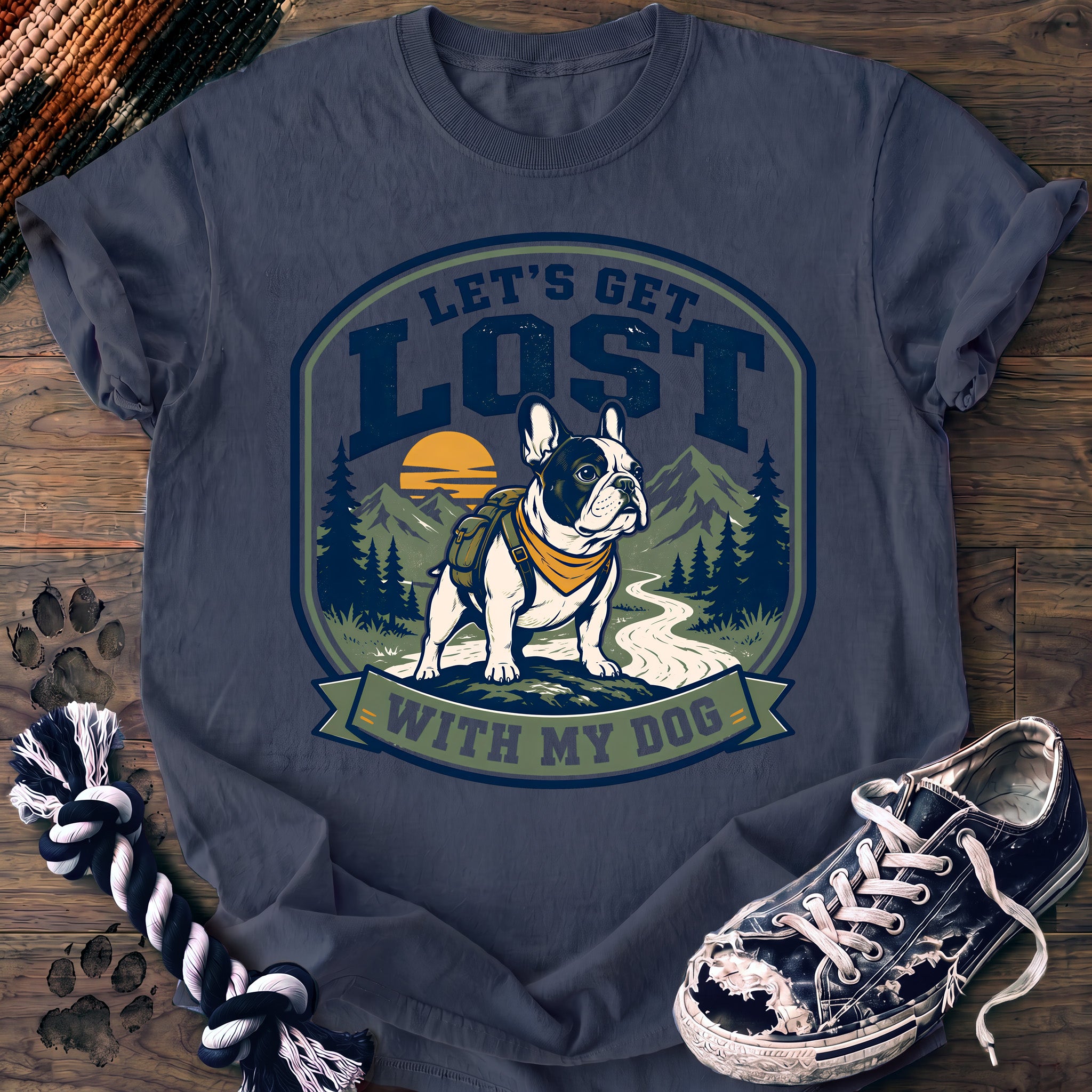 PAWSSION CLUB t-shirt in BlueJean color - SKU PC-0125
