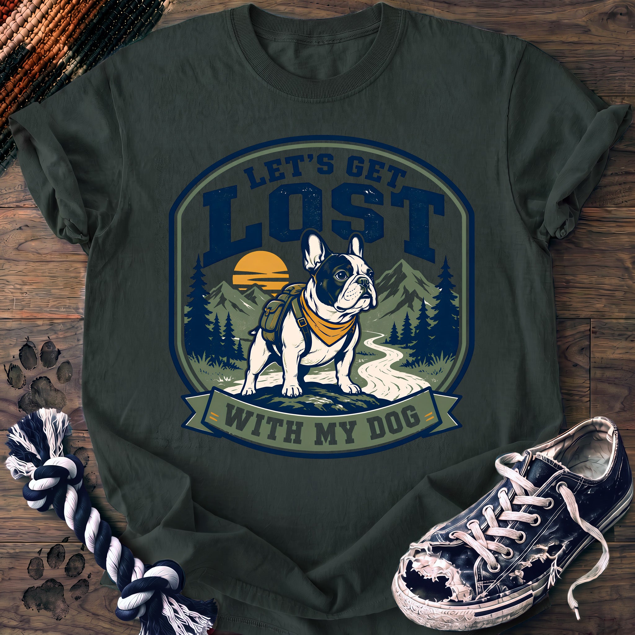 PAWSSION CLUB t-shirt in BlueSpruce color - SKU PC-0125