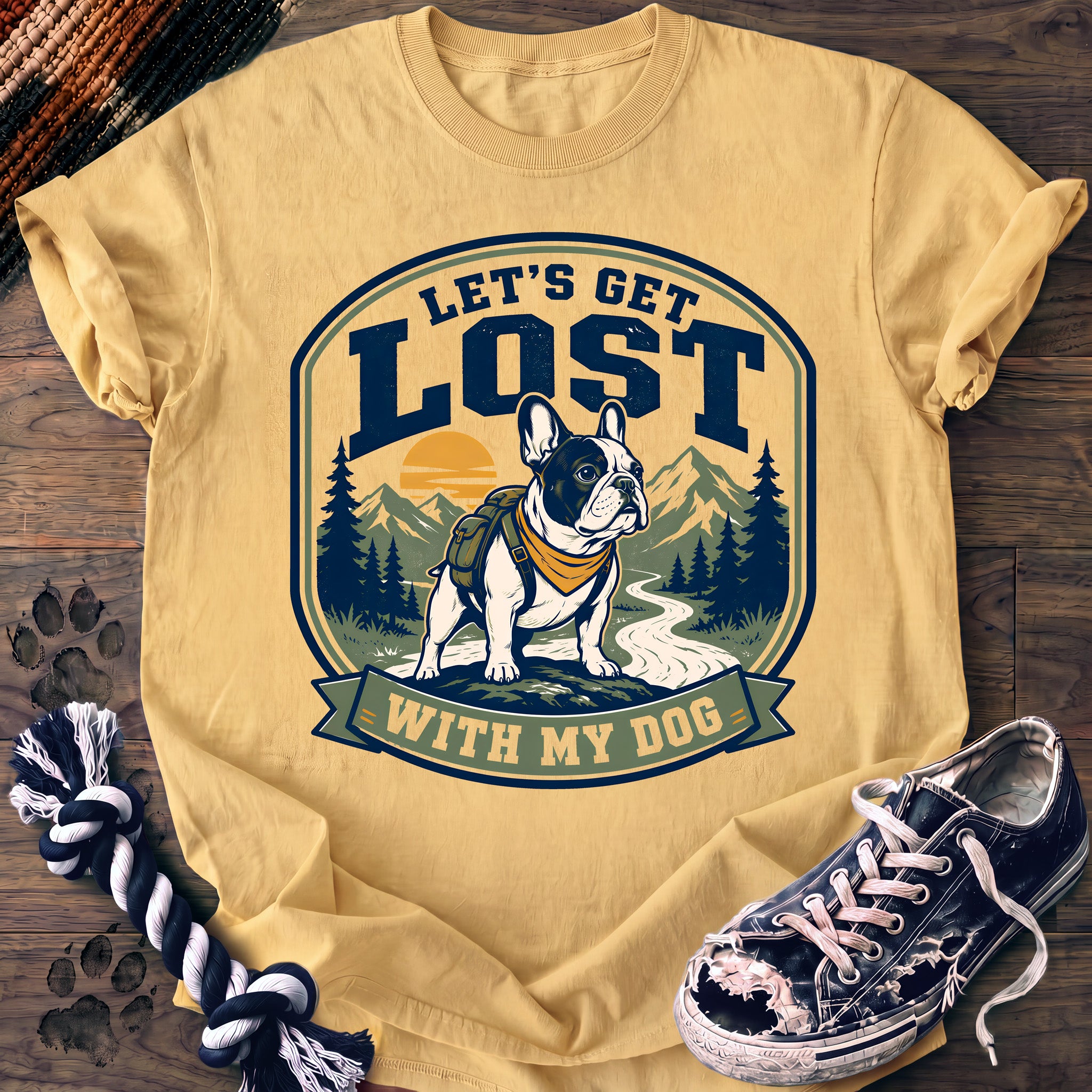 PAWSSION CLUB t-shirt in Butter color - SKU PC-0125