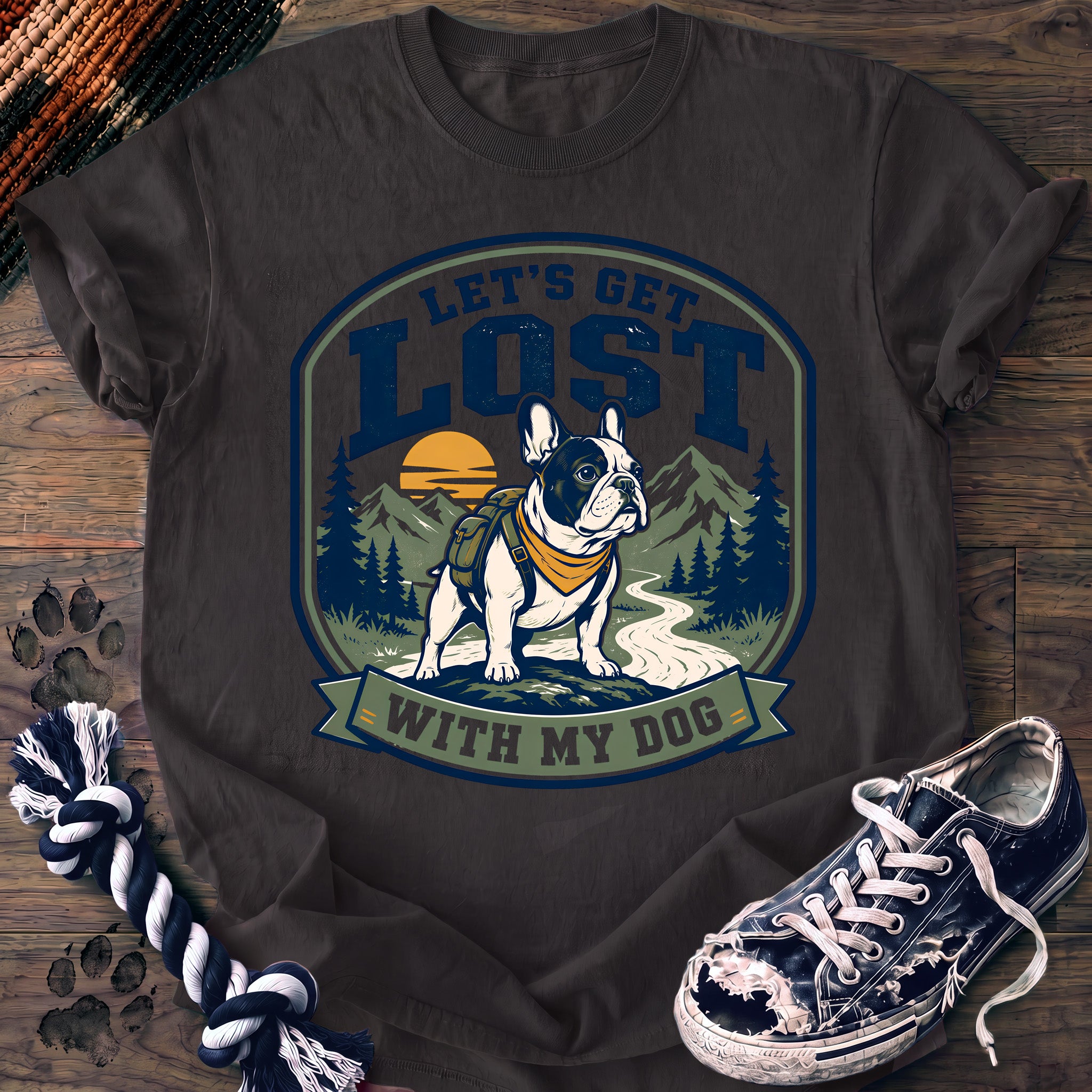 PAWSSION CLUB t-shirt in Graphite color - SKU PC-0125