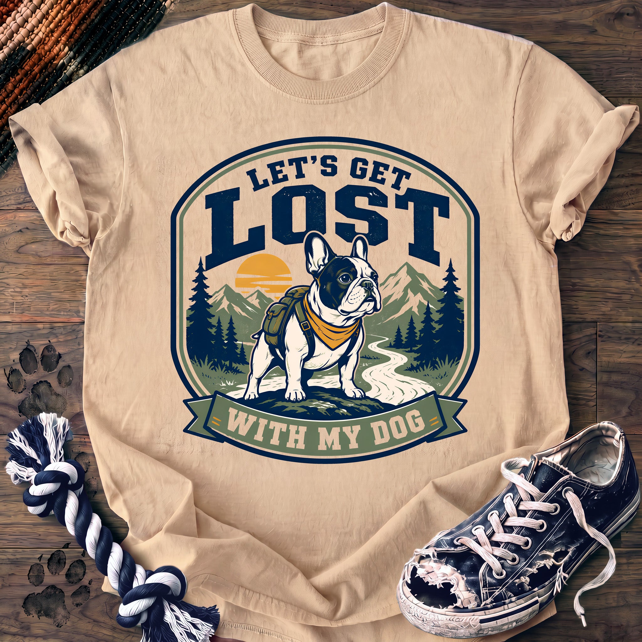 PAWSSION CLUB t-shirt in Ivory color - SKU PC-0125