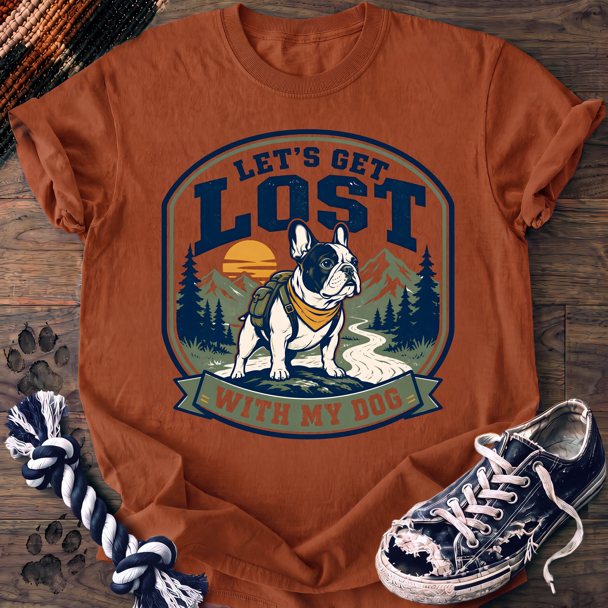 PAWSSION CLUB t-shirt in Yam color - SKU PC-0125