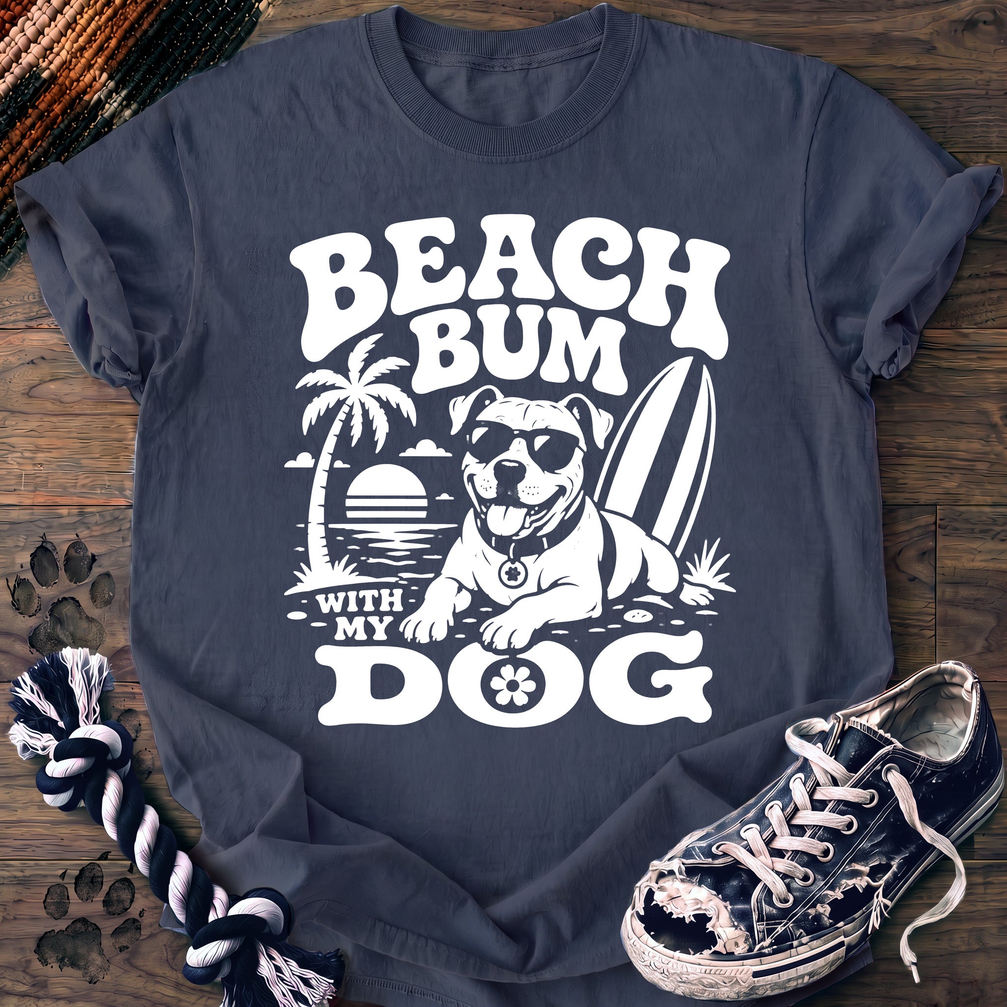 PAWSSION CLUB t-shirt in BlueJean color - SKU PC-0127