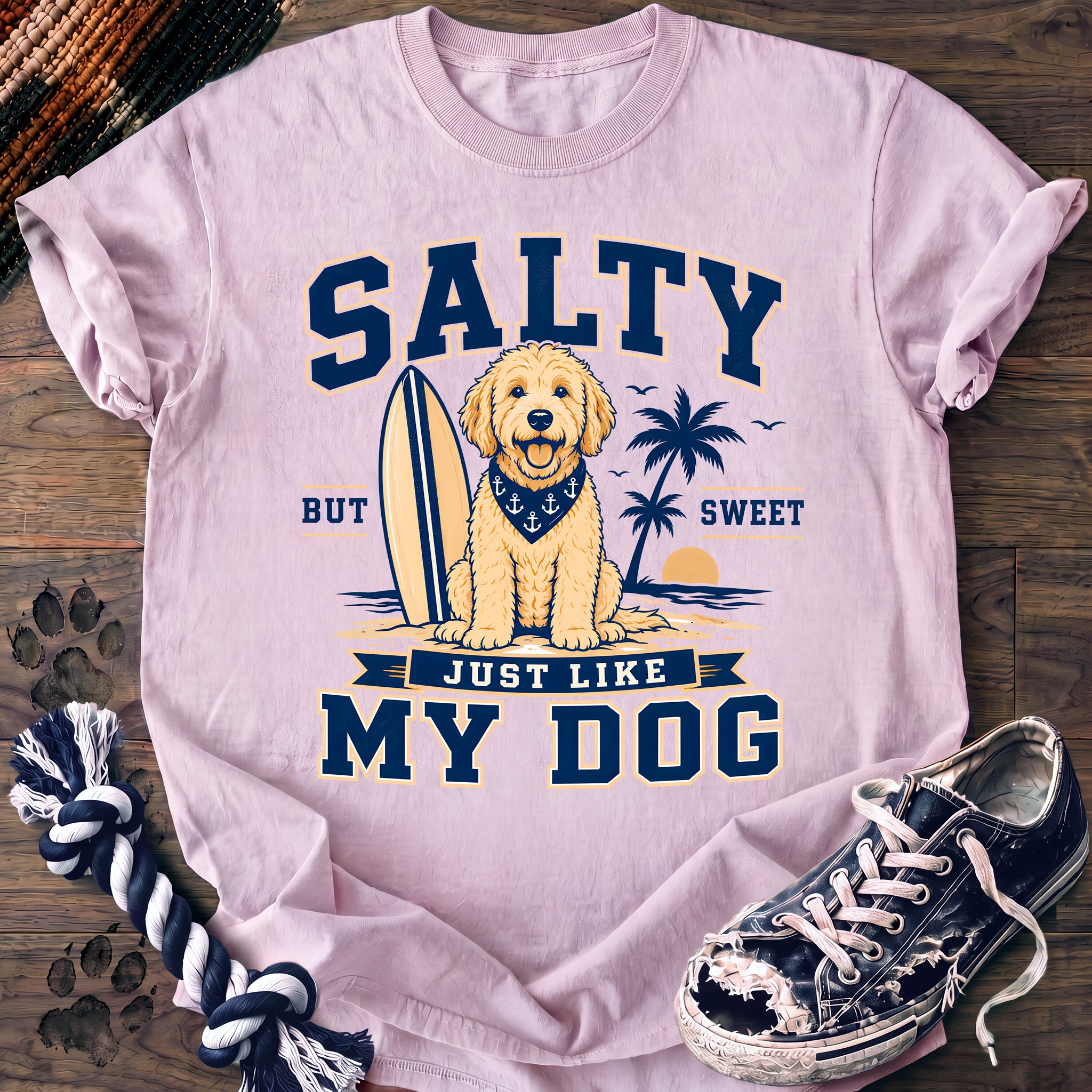 PAWSSION CLUB t-shirt in Blossom color - SKU PC-0128