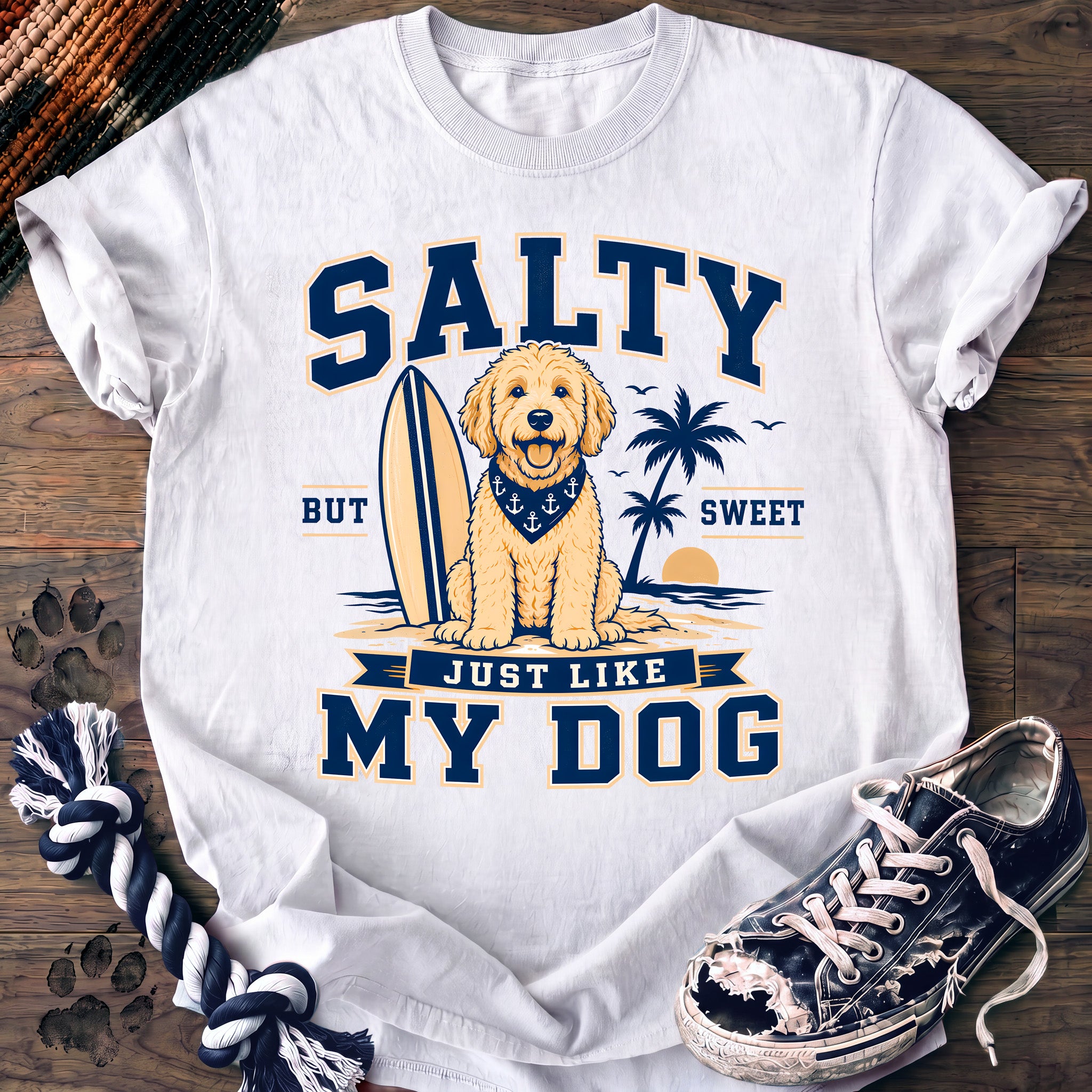 PAWSSION CLUB t-shirt in White color - SKU PC-0128