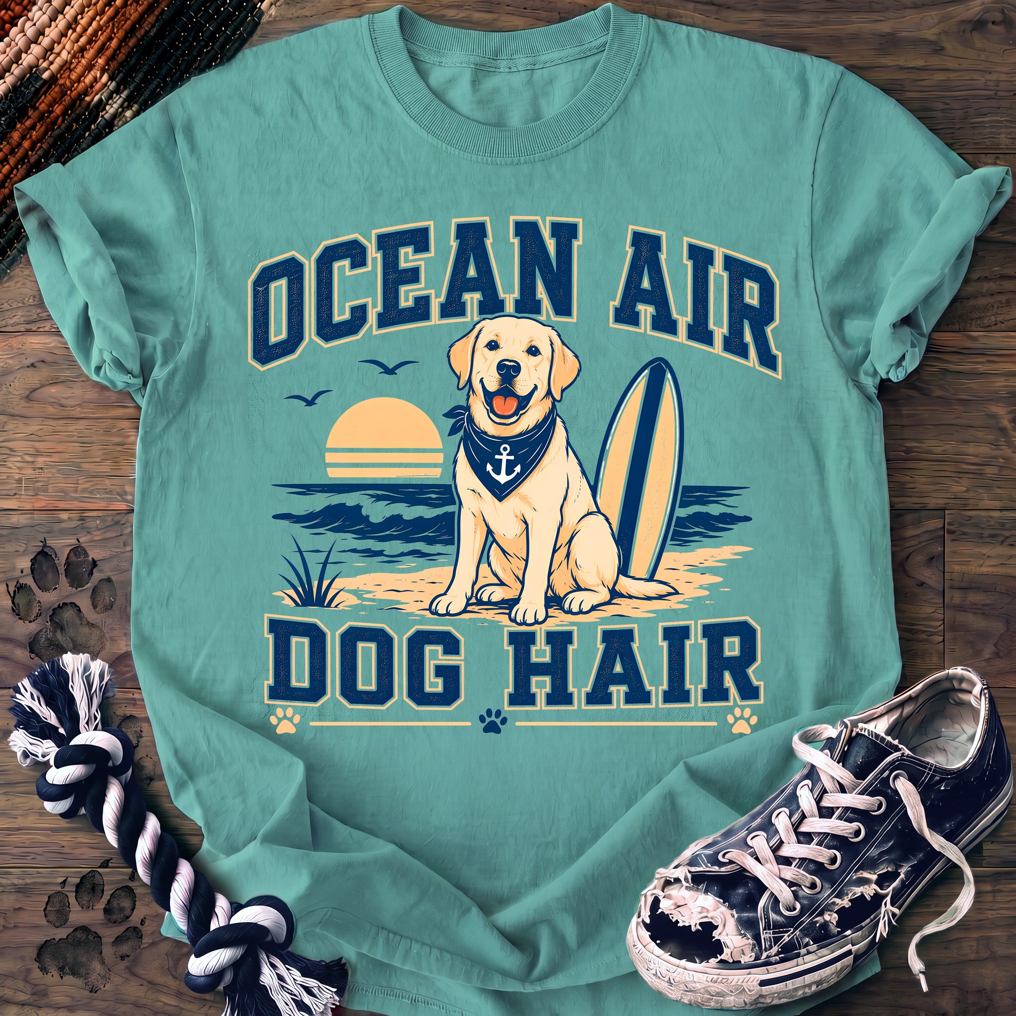 PAWSSION CLUB t-shirt in ChalkyMint color - SKU PC-0129