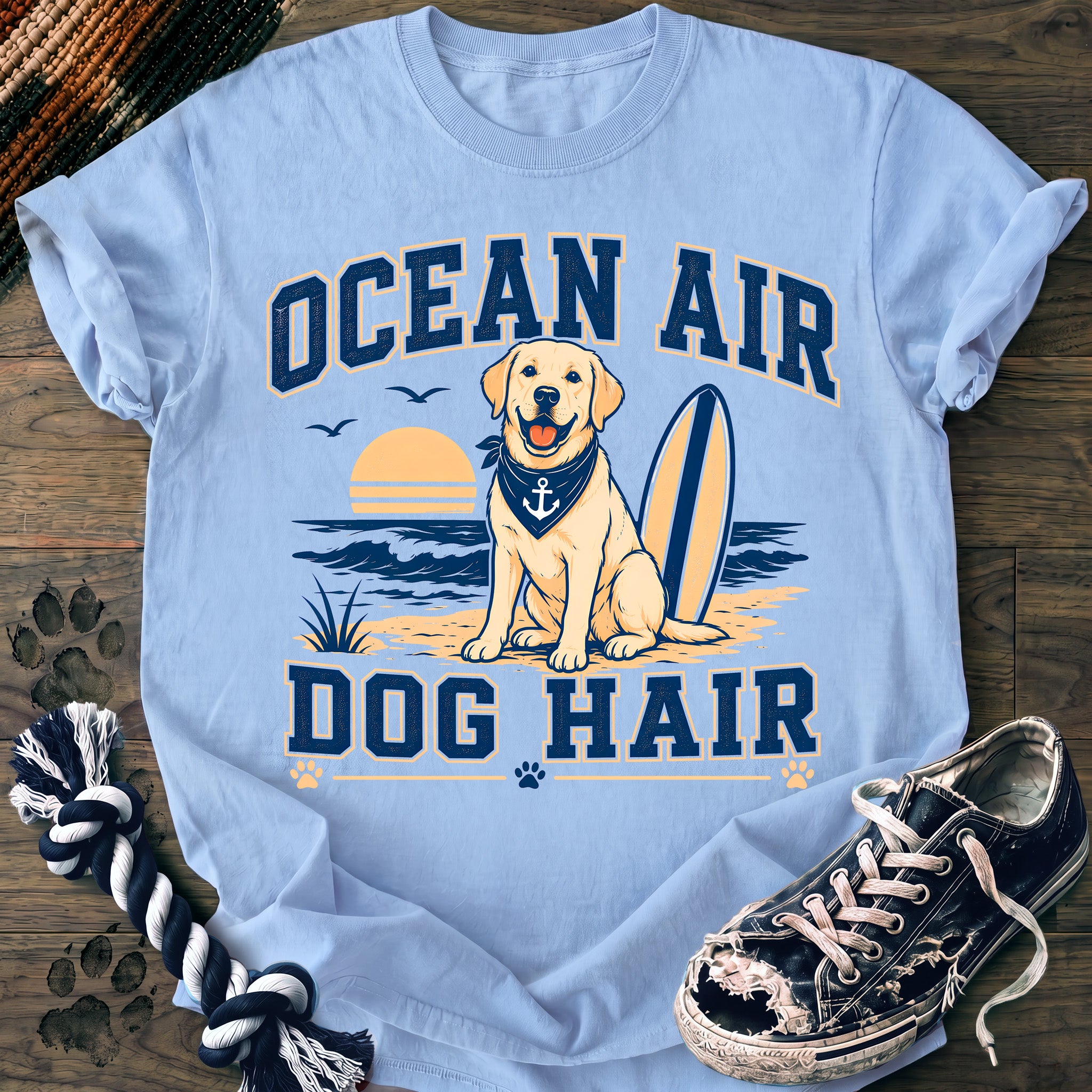 PAWSSION CLUB t-shirt in Chambray color - SKU PC-0129