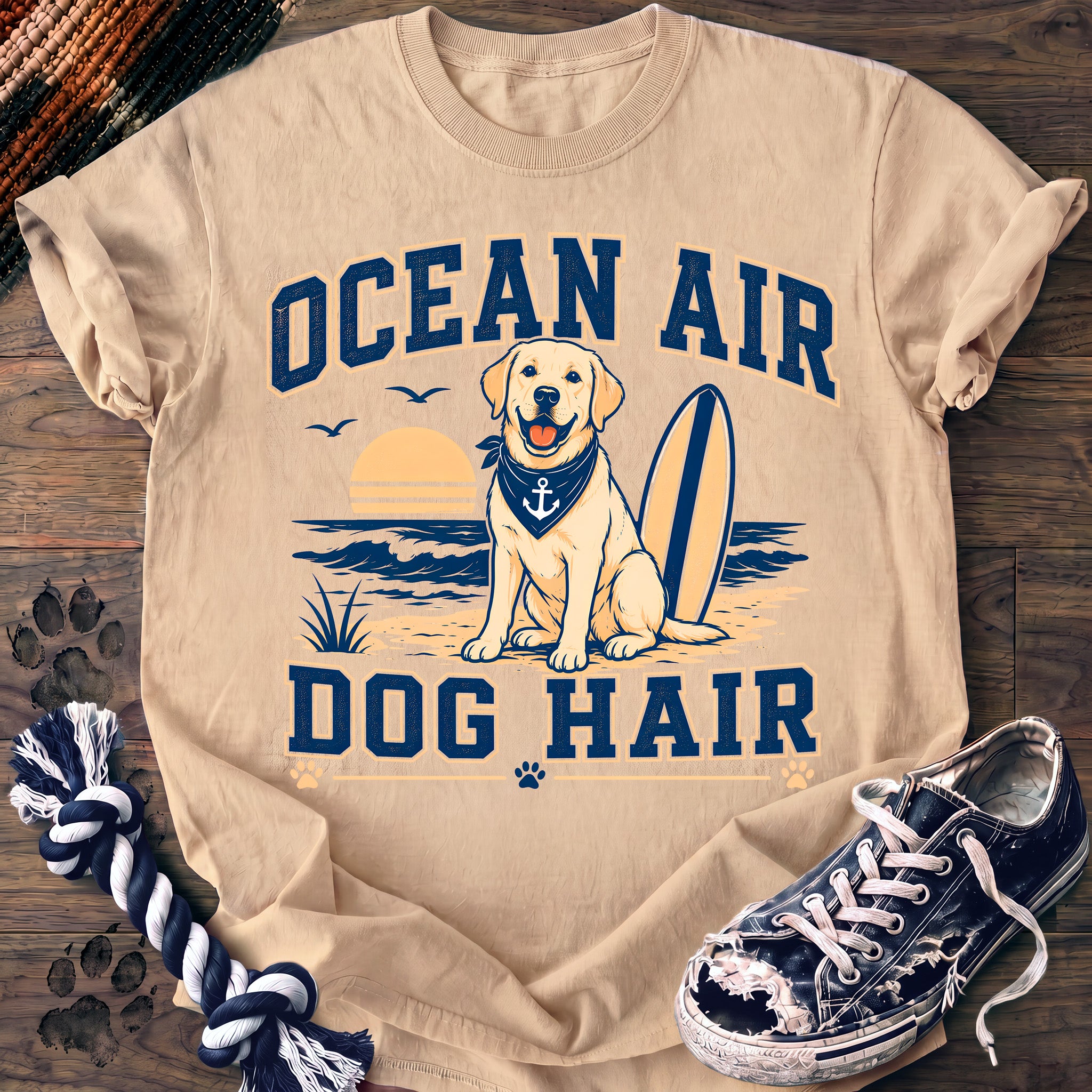PAWSSION CLUB t-shirt in Ivory color - SKU PC-0129