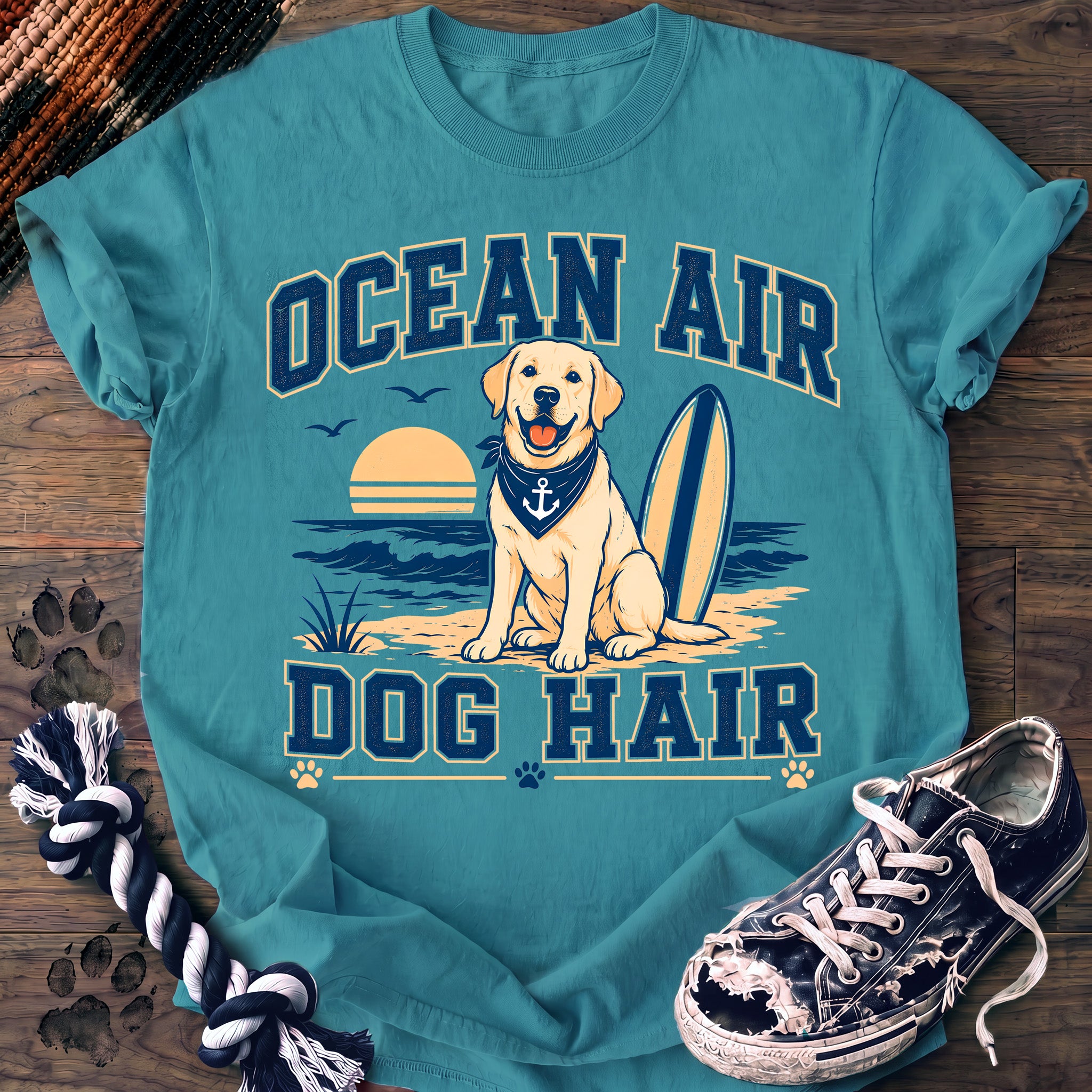 PAWSSION CLUB t-shirt in LagoonBlue color - SKU PC-0129