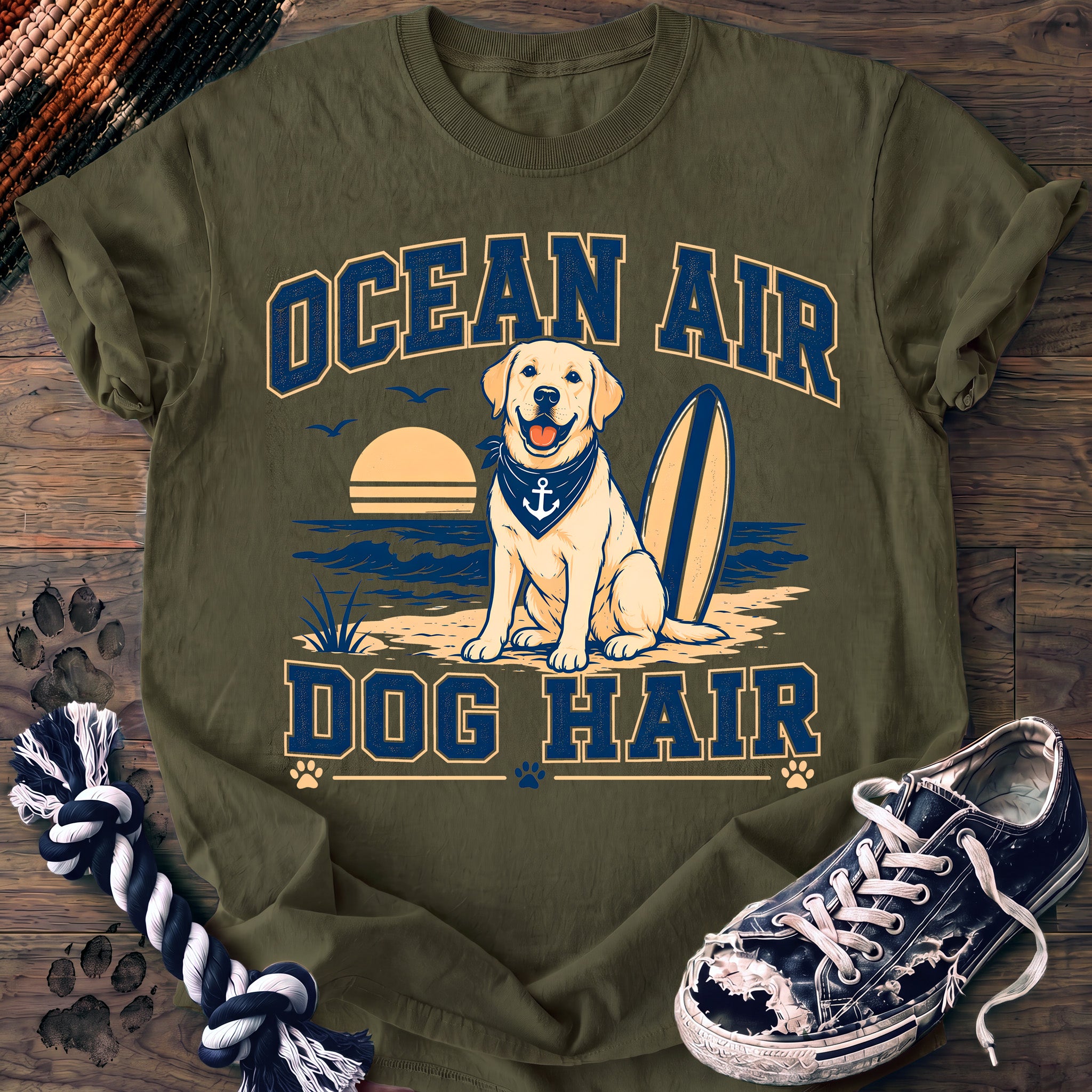 PAWSSION CLUB t-shirt in Moss color - SKU PC-0129