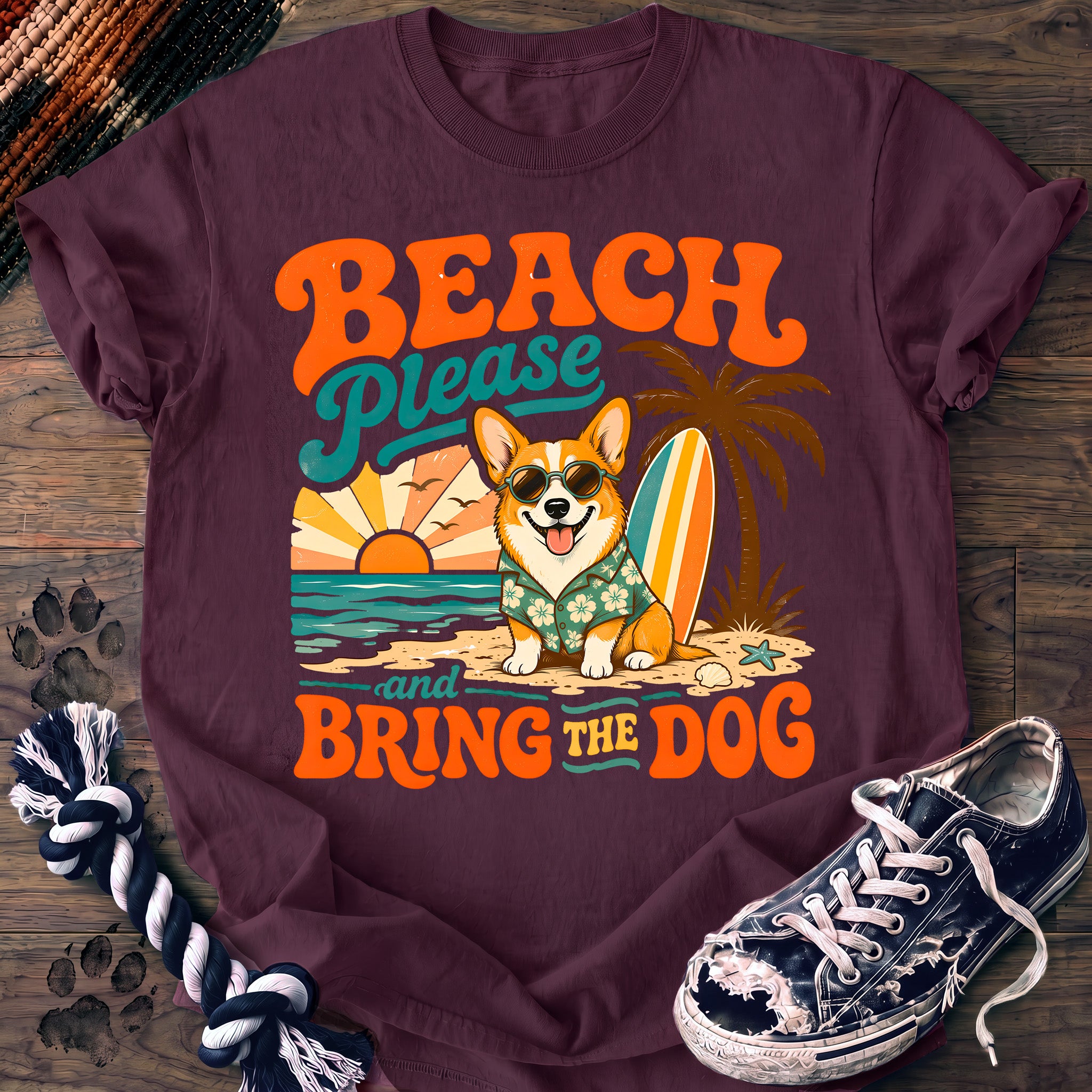 PAWSSION CLUB t-shirt in Berry color - SKU PC-0130