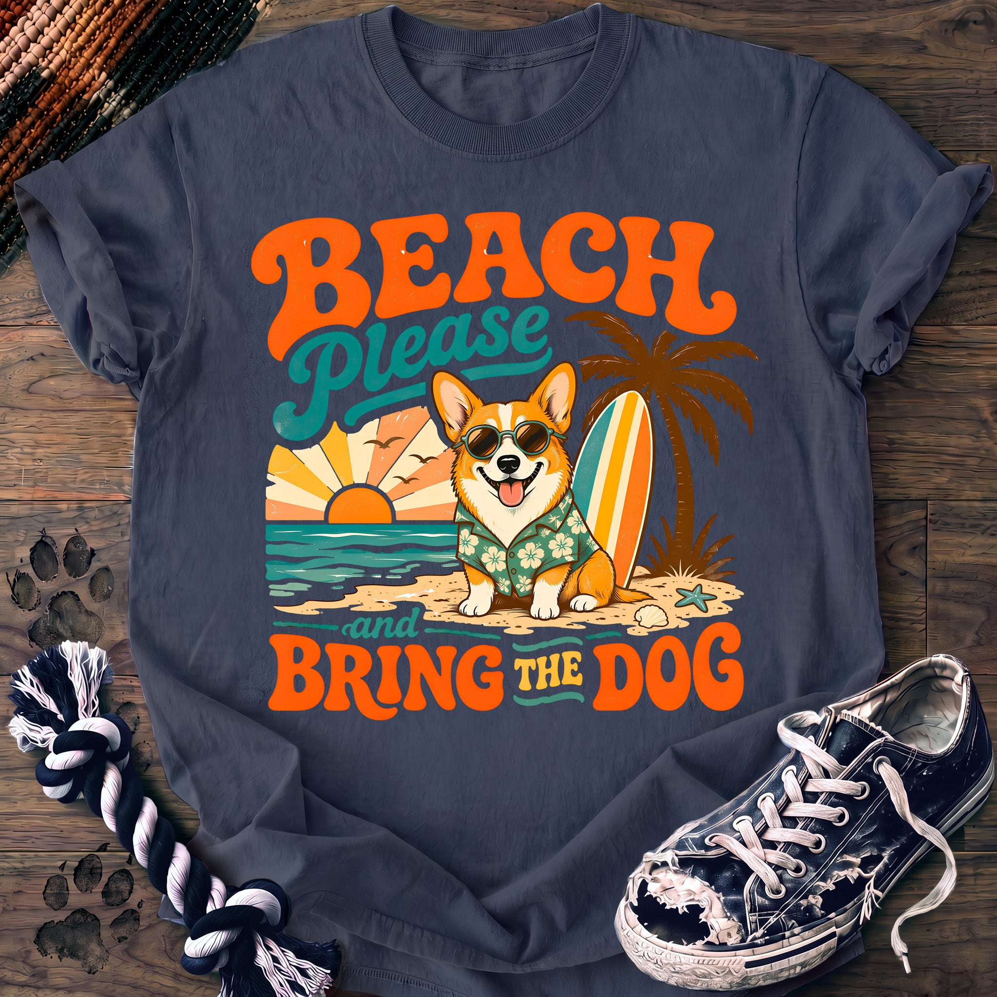 PAWSSION CLUB t-shirt in BlueJean color - SKU PC-0130