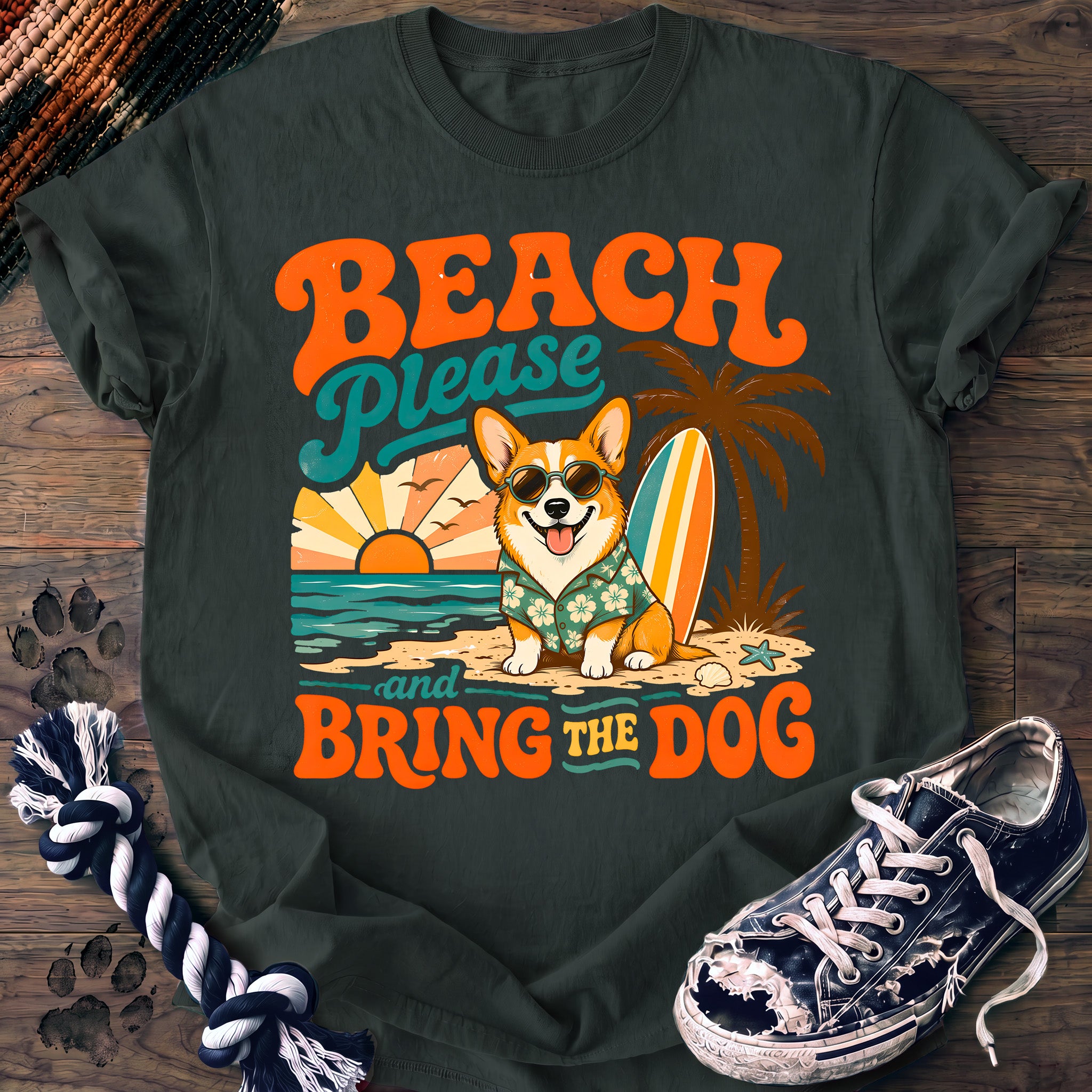 PAWSSION CLUB t-shirt in BlueSpruce color - SKU PC-0130