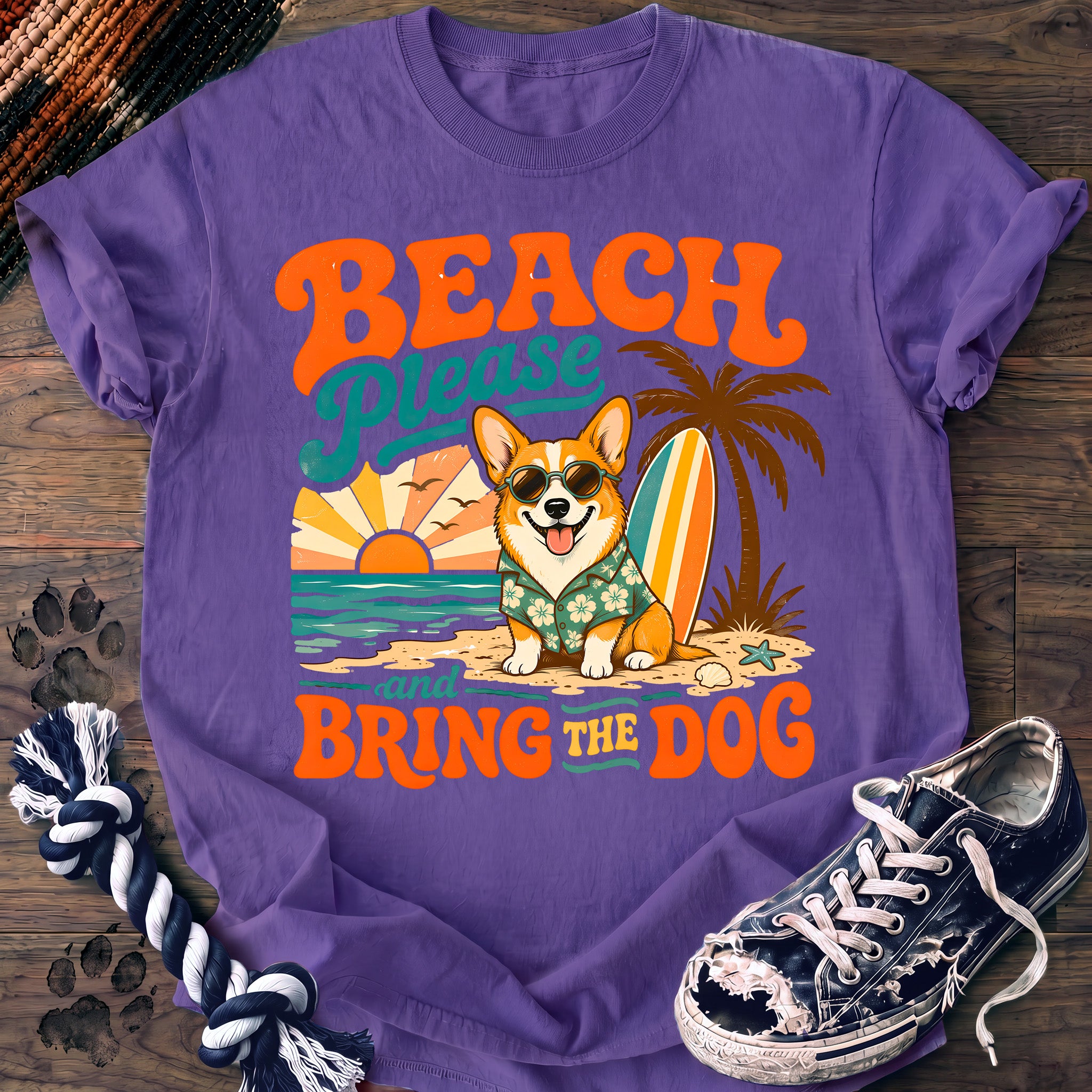 PAWSSION CLUB t-shirt in Violet color - SKU PC-0130