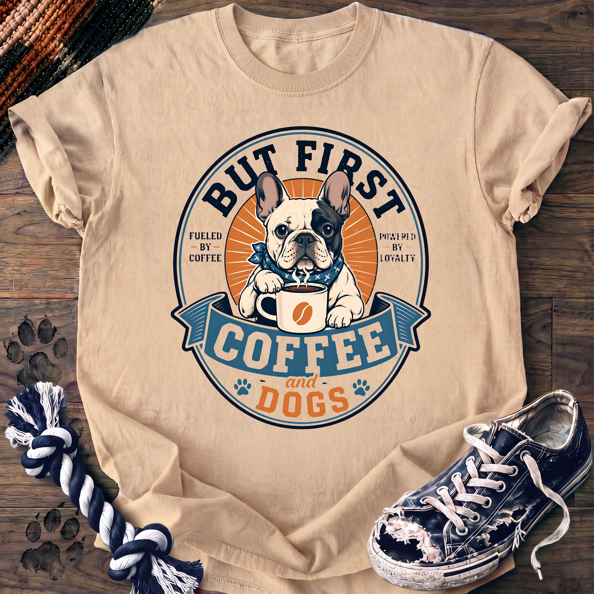PAWSSION CLUB t-shirt in Ivory color - SKU PC-0131