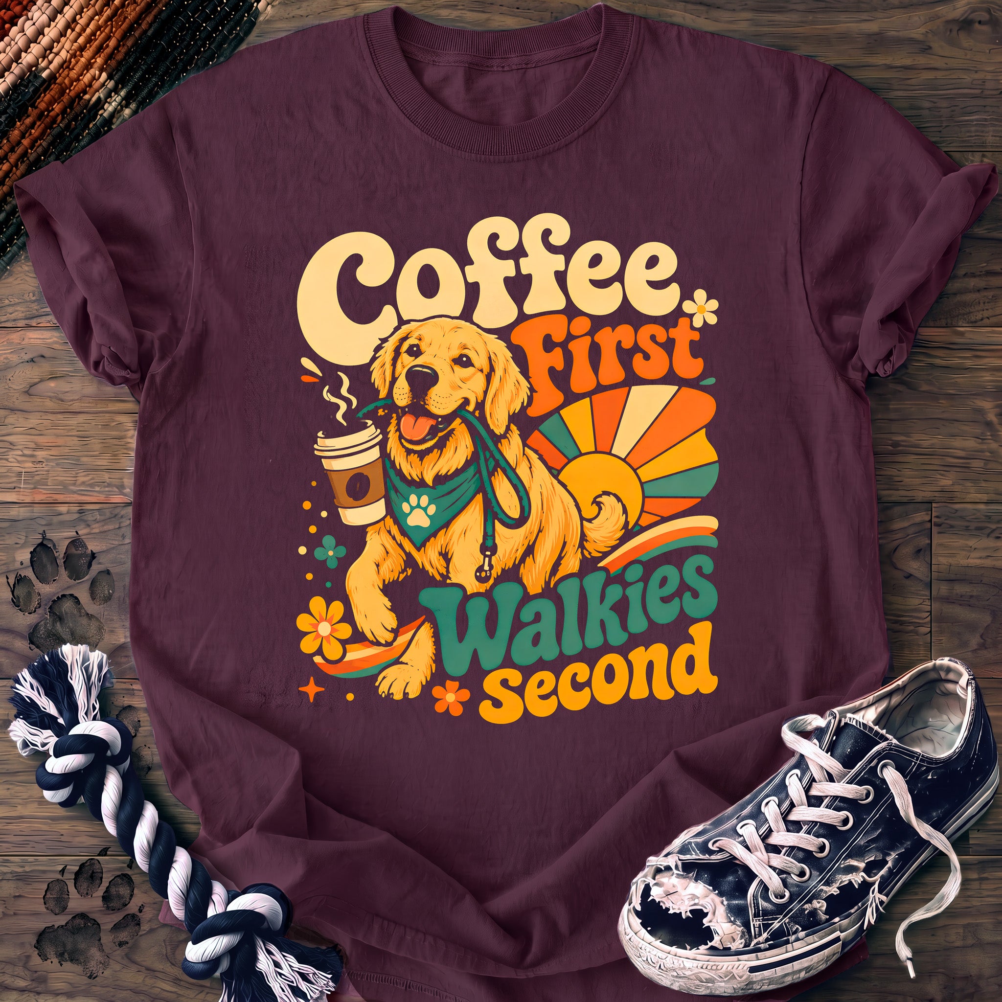 PAWSSION CLUB t-shirt in Berry color - SKU PC-0134