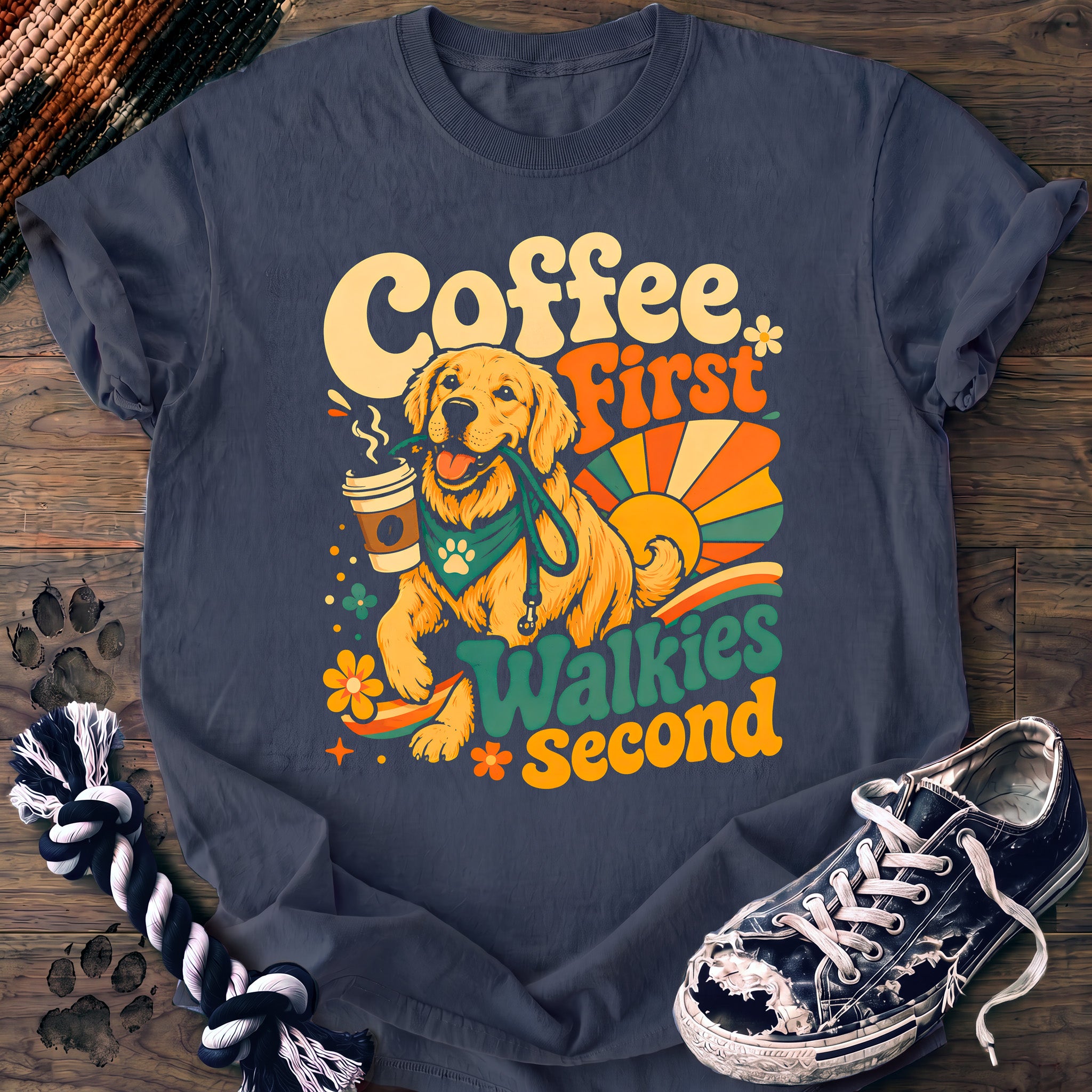 PAWSSION CLUB t-shirt in BlueJean color - SKU PC-0134