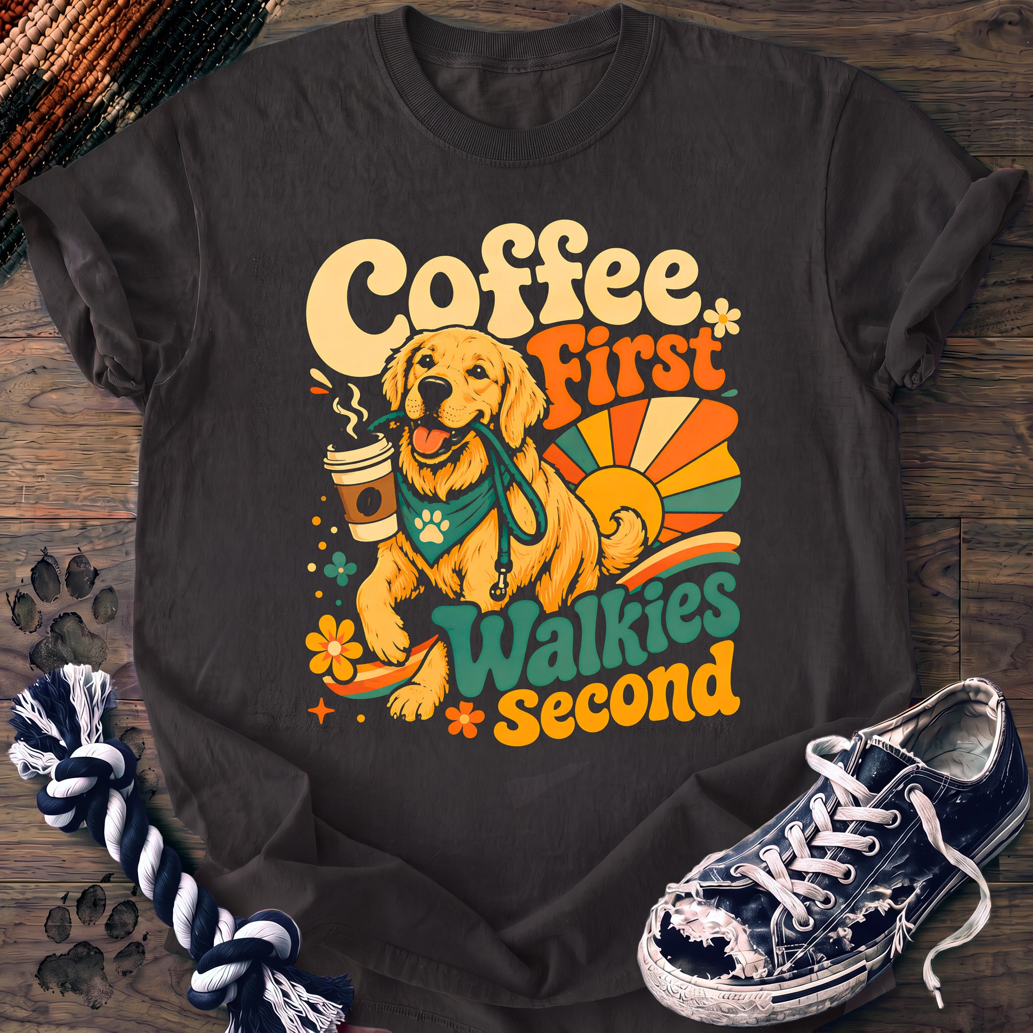 PAWSSION CLUB t-shirt in Graphite color - SKU PC-0134