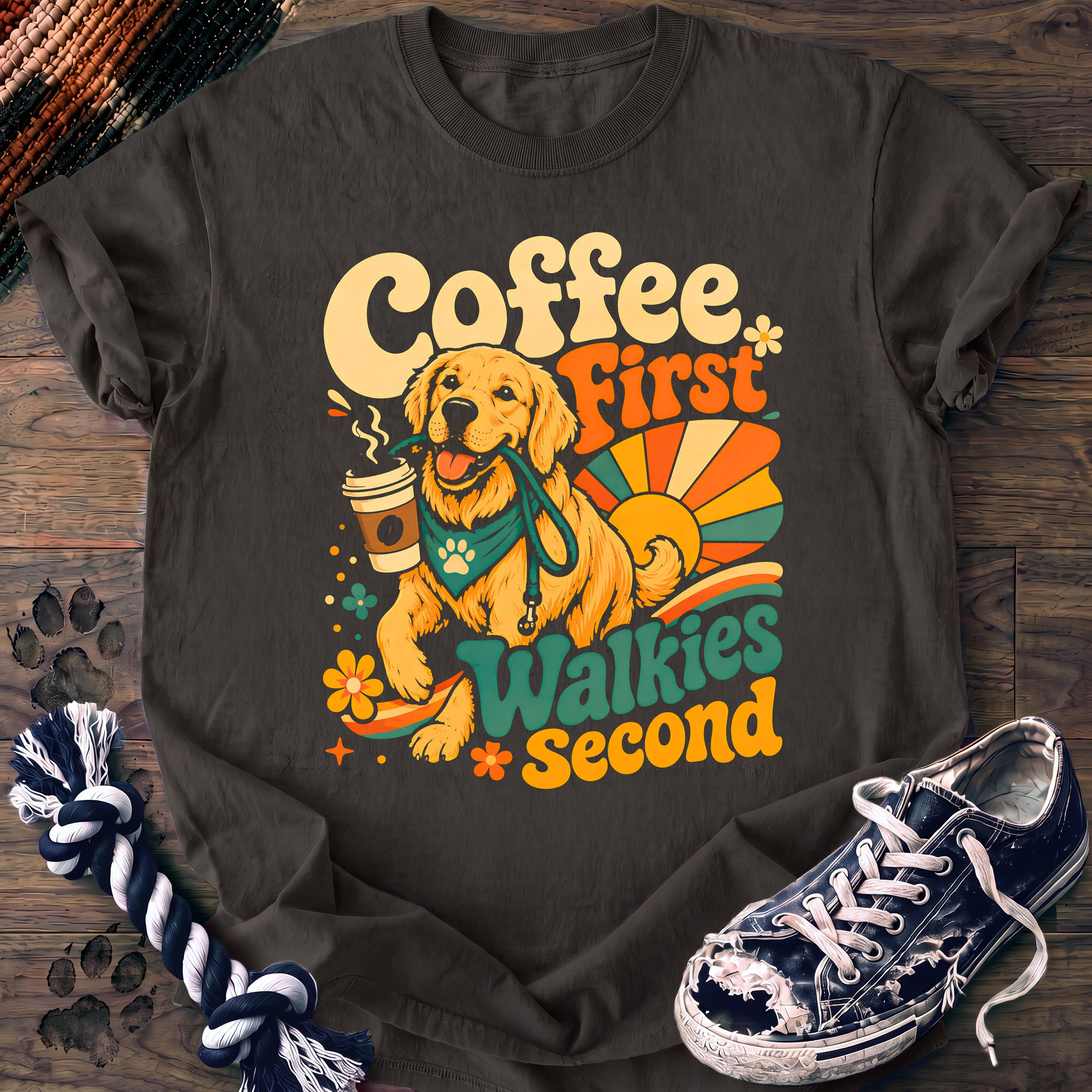 PAWSSION CLUB t-shirt in Pepper color - SKU PC-0134