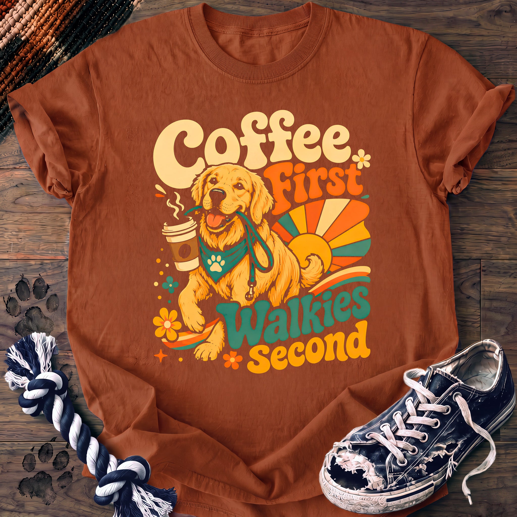 PAWSSION CLUB t-shirt in Yam color - SKU PC-0134