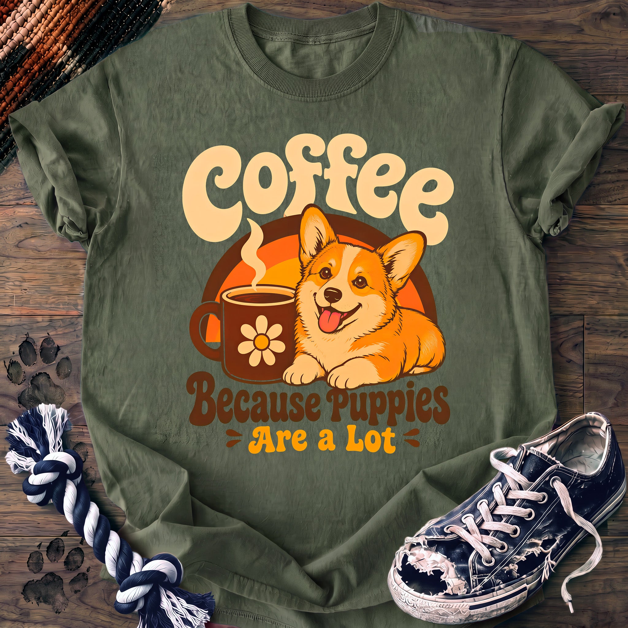 PAWSSION CLUB t-shirt in LightGreen color - SKU PC-0135