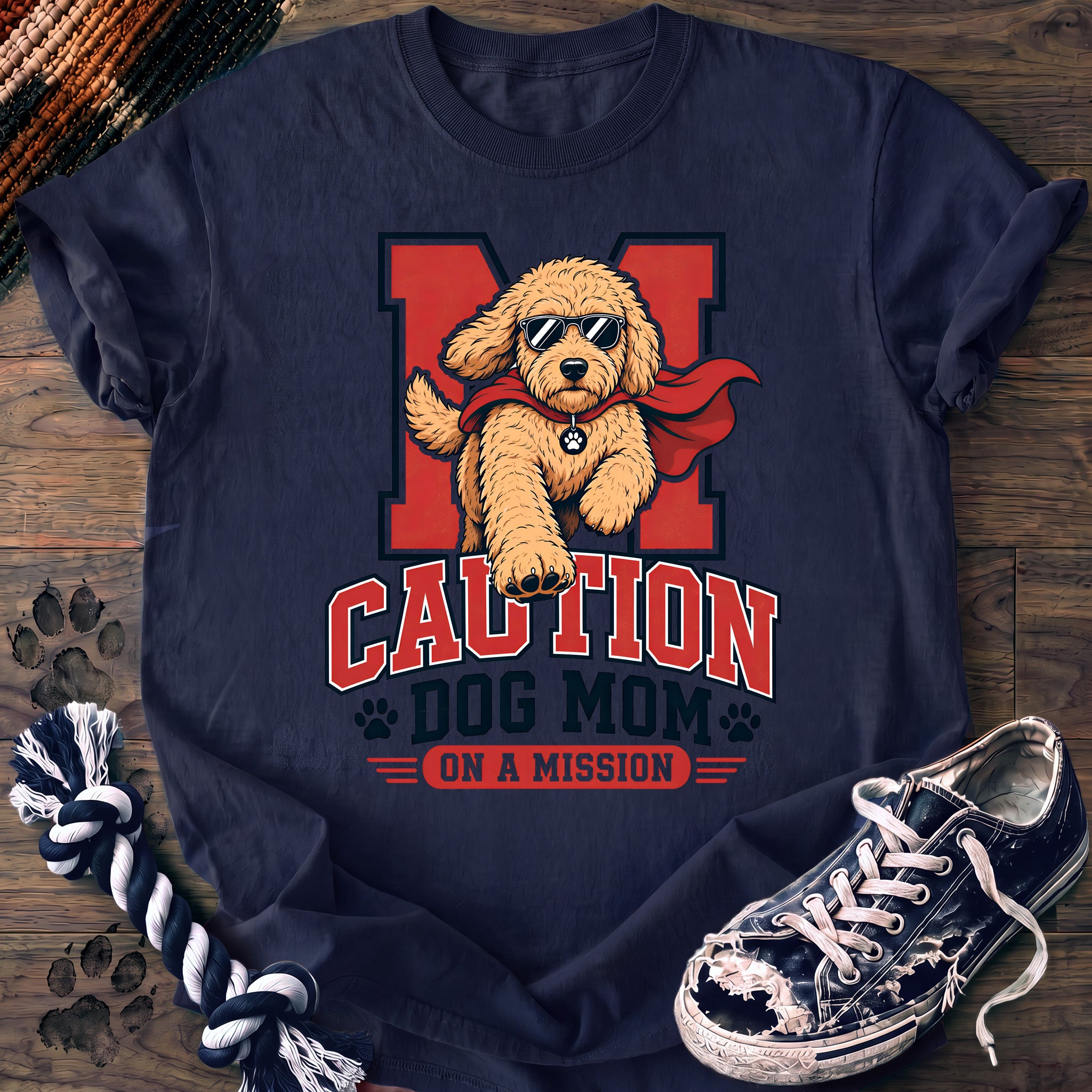 PAWSSION CLUB t-shirt in Navy color - SKU PC-0136